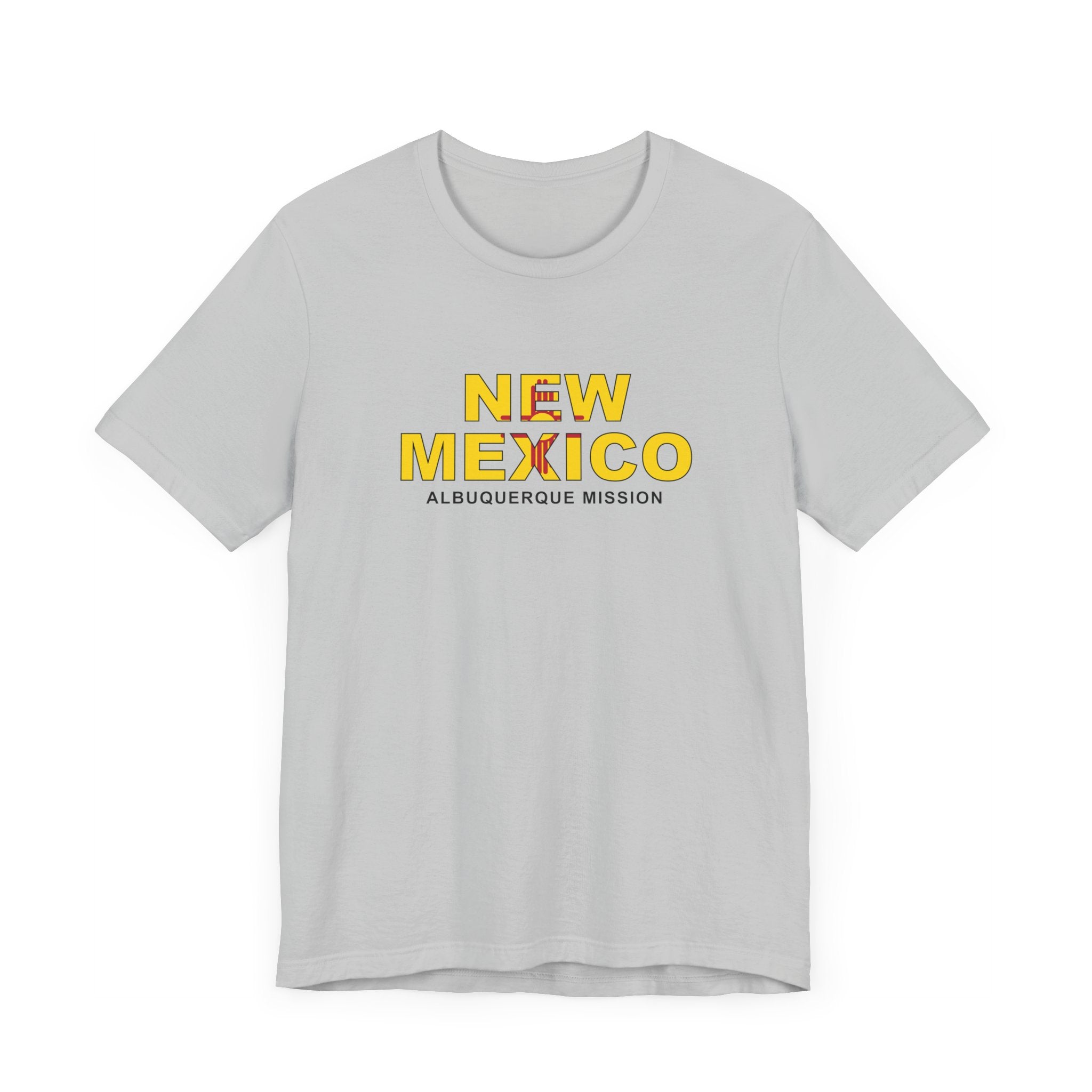 New Mexico Albuquerque Mission Flag Title T-shirt - Mission Wishlist - LDS Missionary Gift Store