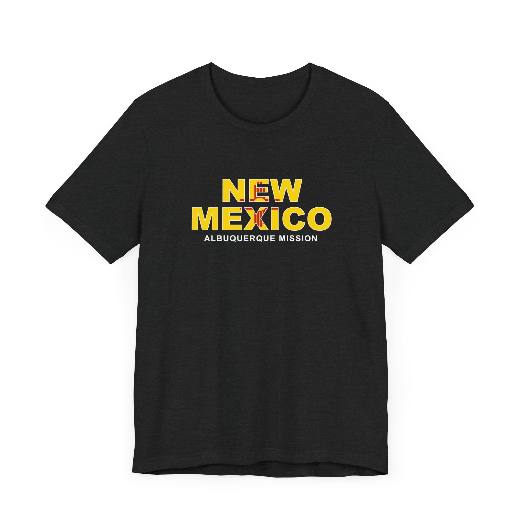 New Mexico Albuquerque Mission Flag Title T-shirt - Mission Wishlist - LDS Missionary Gift Store