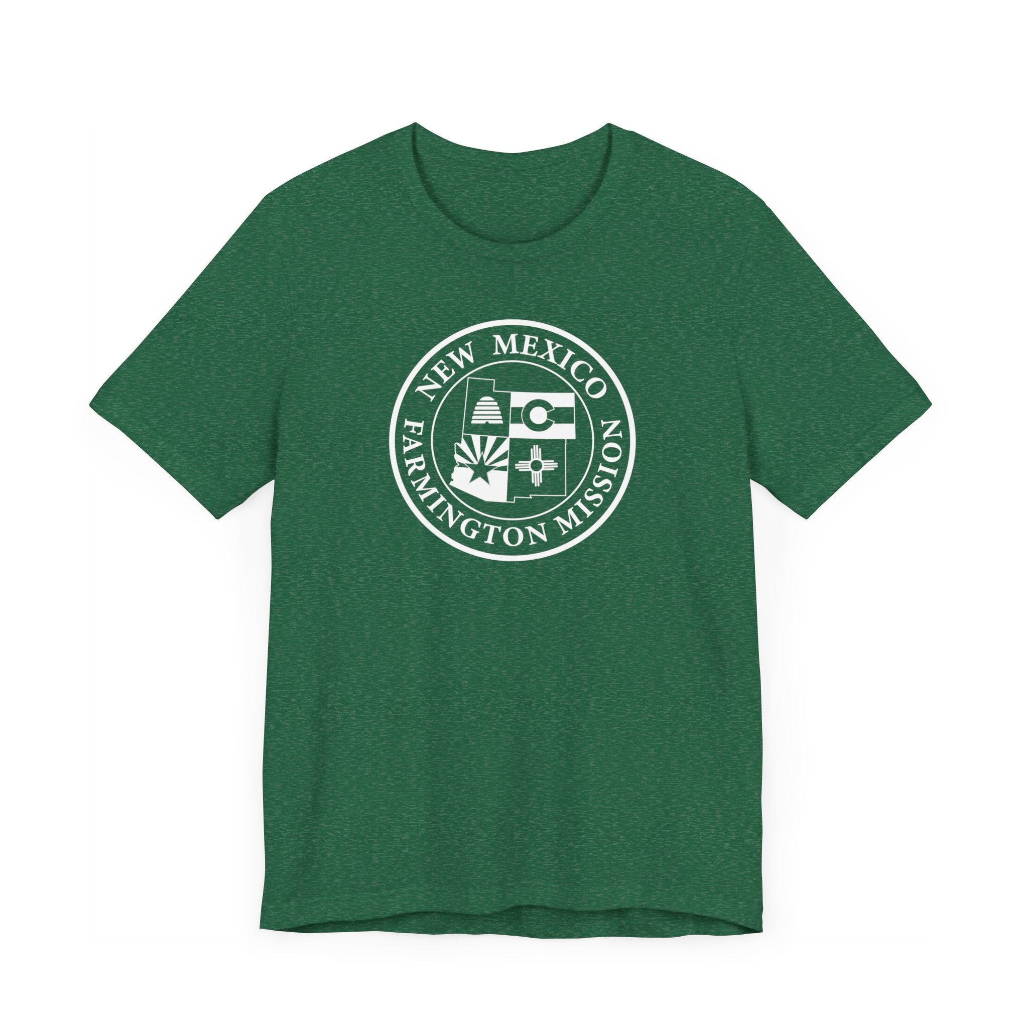 New Mexico Farmington Mission Circular Monochrome Logo T-Shirt - Mission Wishlist - LDS Missionary Gift Store