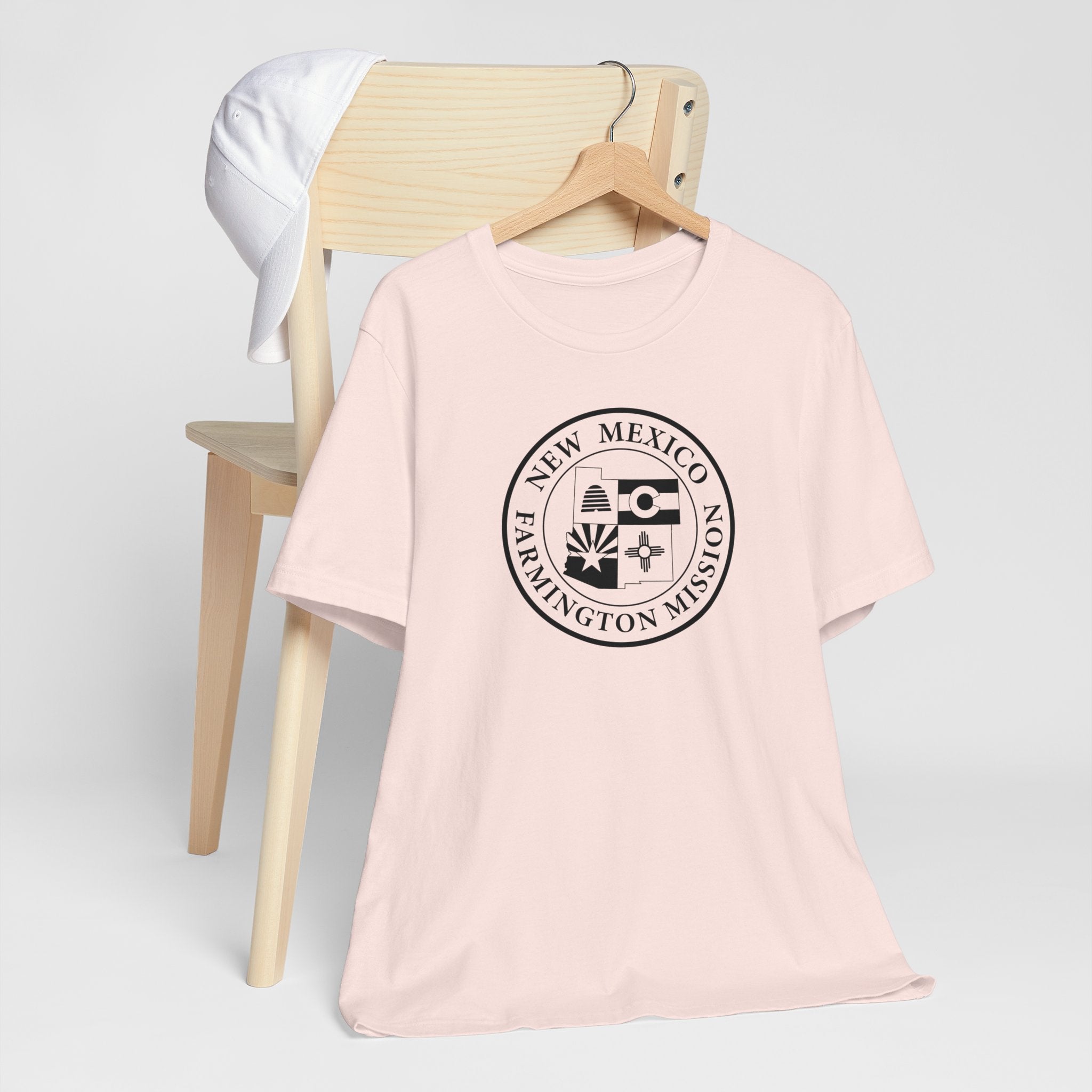 New Mexico Farmington Mission Circular Monochrome Logo T-Shirt - Mission Wishlist - LDS Missionary Gift Store
