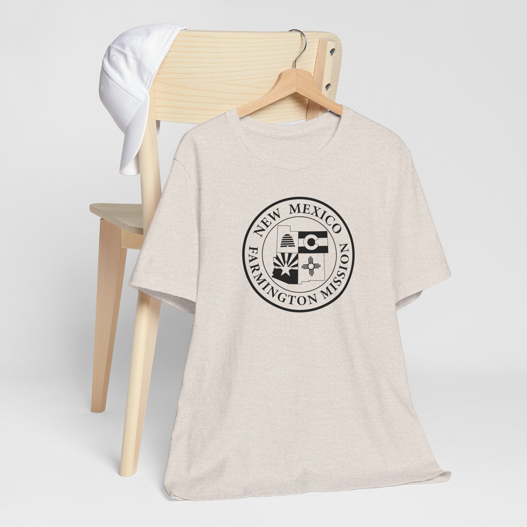 New Mexico Farmington Mission Circular Monochrome Logo T-Shirt - Mission Wishlist - LDS Missionary Gift Store