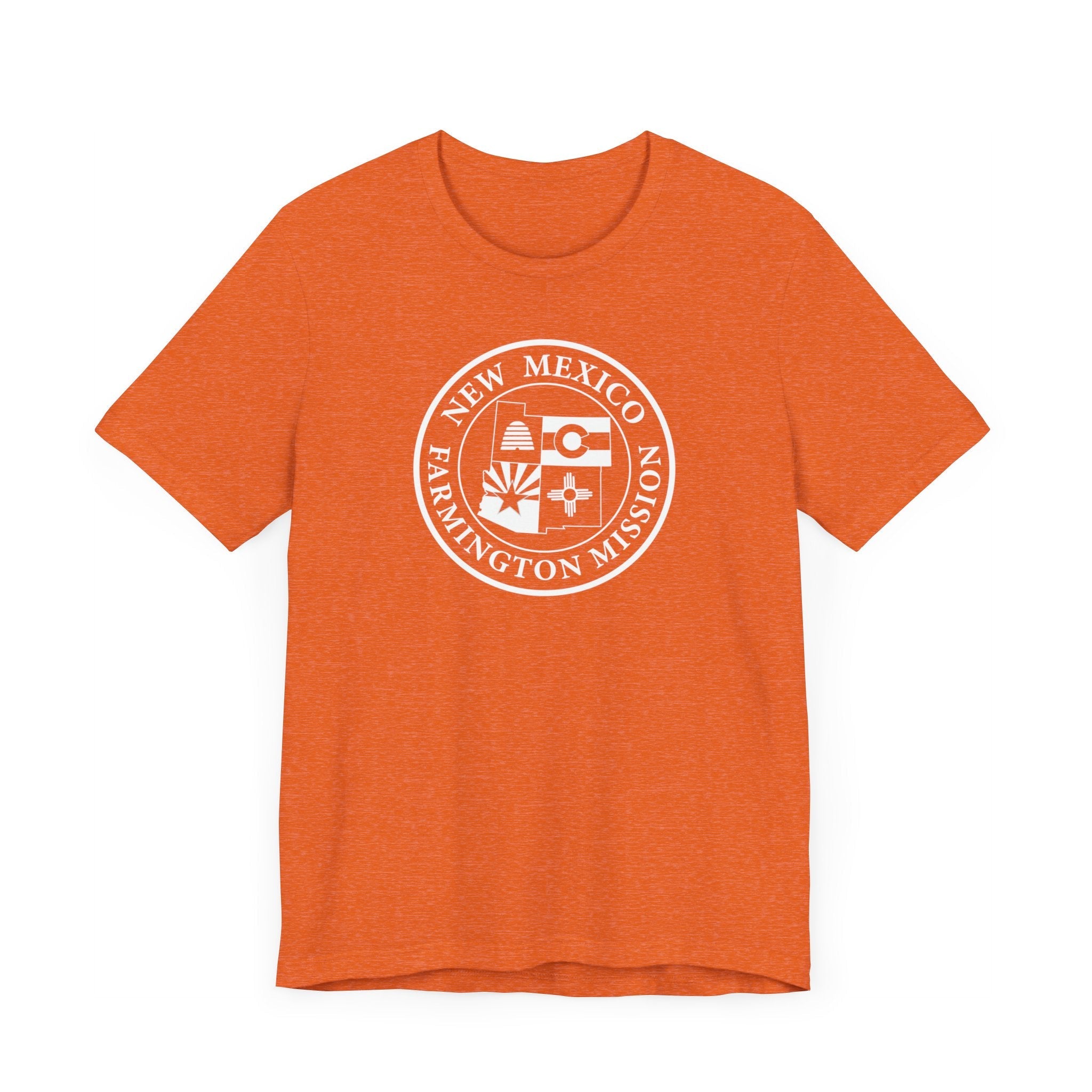 New Mexico Farmington Mission Circular Monochrome Logo T-Shirt - Mission Wishlist - LDS Missionary Gift Store