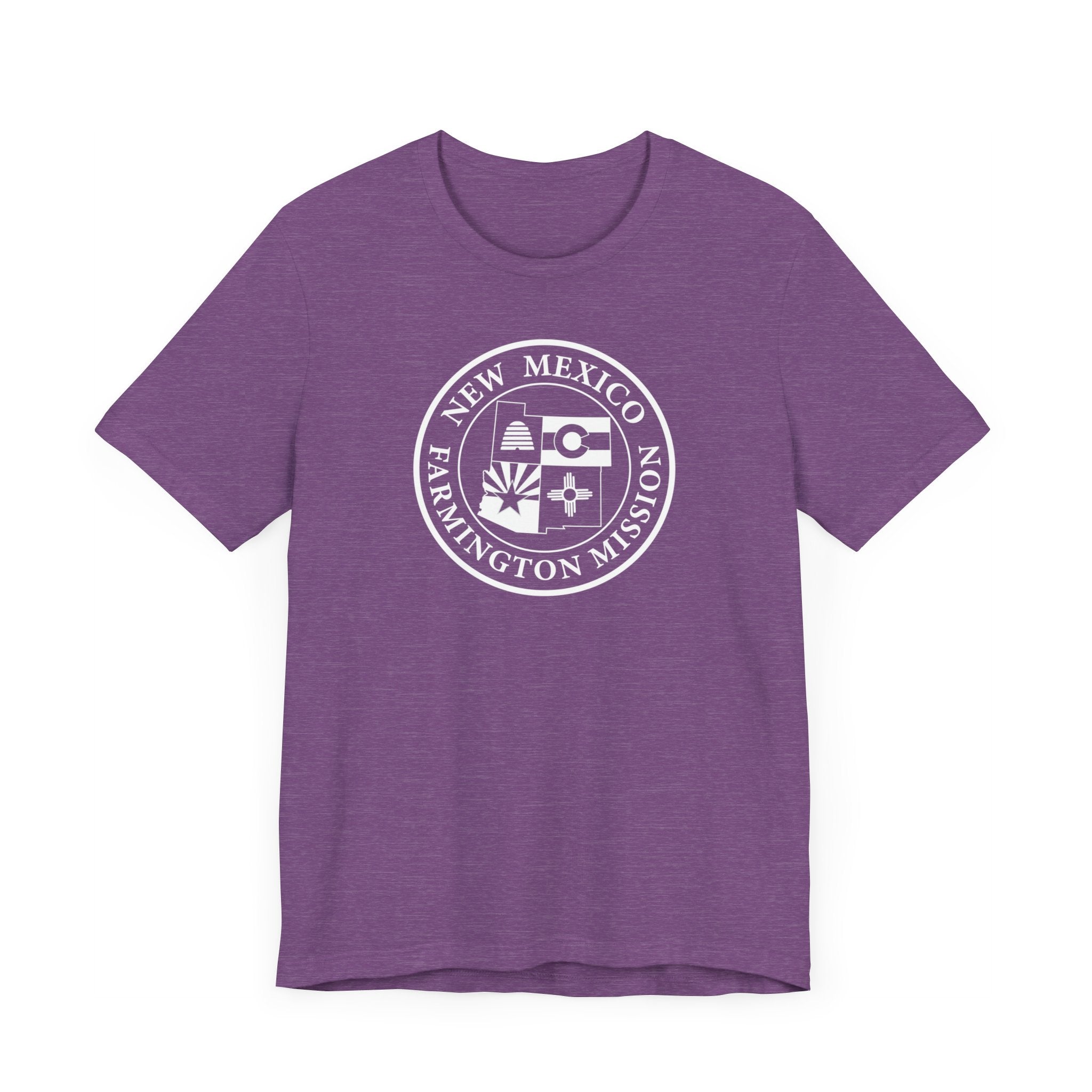 New Mexico Farmington Mission Circular Monochrome Logo T-Shirt - Mission Wishlist - LDS Missionary Gift Store