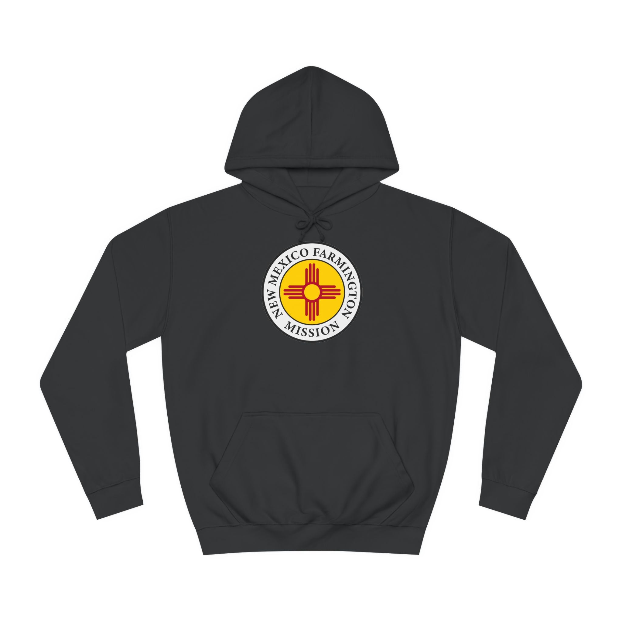 New Mexico Farmington Mission State Flag Logo (White Border) College Hoodie - Mission Wishlist - LDS Missionary Gift Store