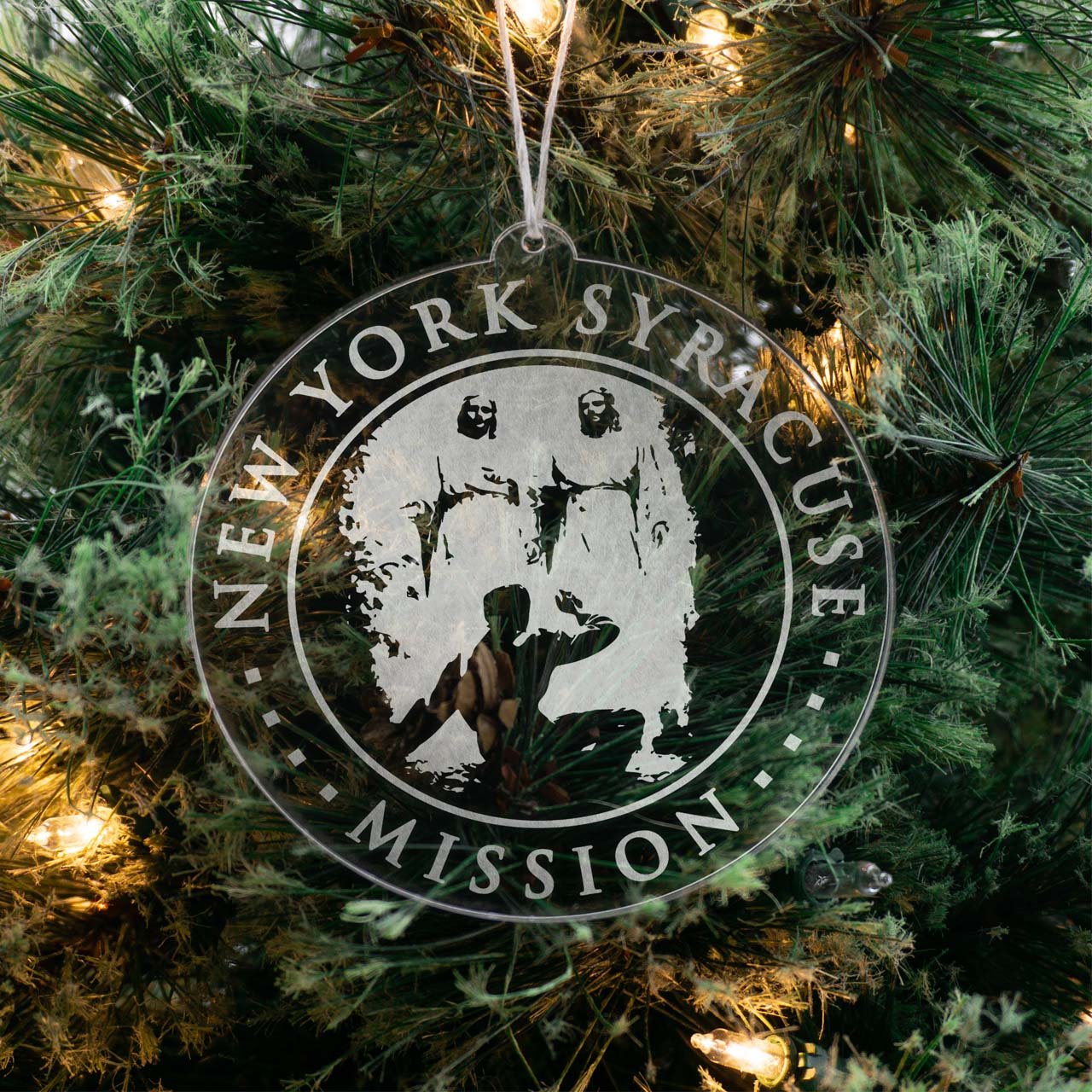New York Syracuse Mission Christmas Ornament - Latter-Day Saint LDS Missionary Gift - Book of Mormon