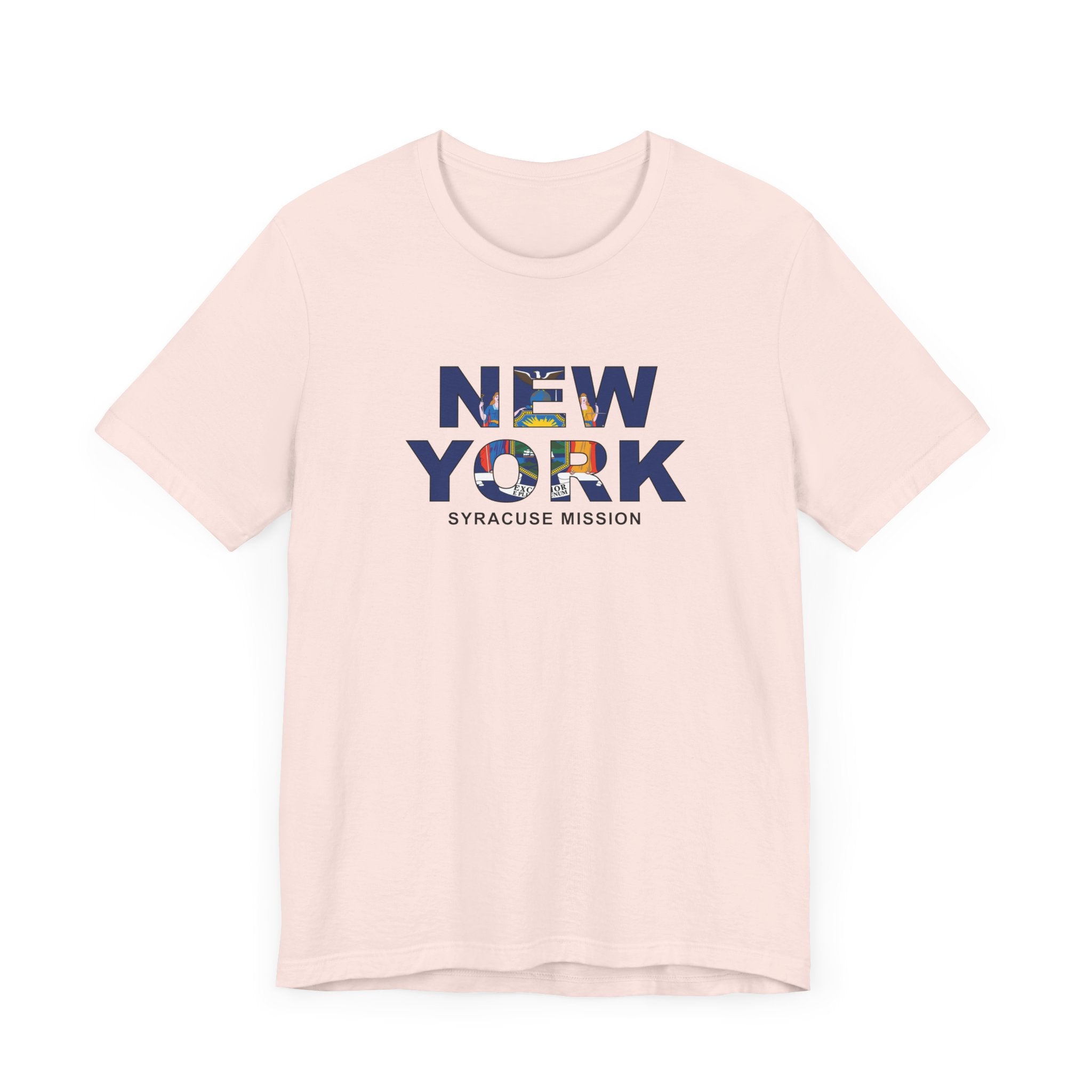 New York Syracuse Mission Flag Title T-shirt - Mission Wishlist - LDS Missionary Gift Store