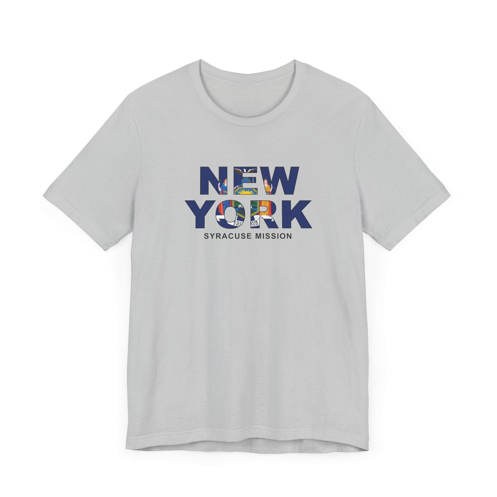 New York Syracuse Mission Flag Title T-shirt - Mission Wishlist - LDS Missionary Gift Store