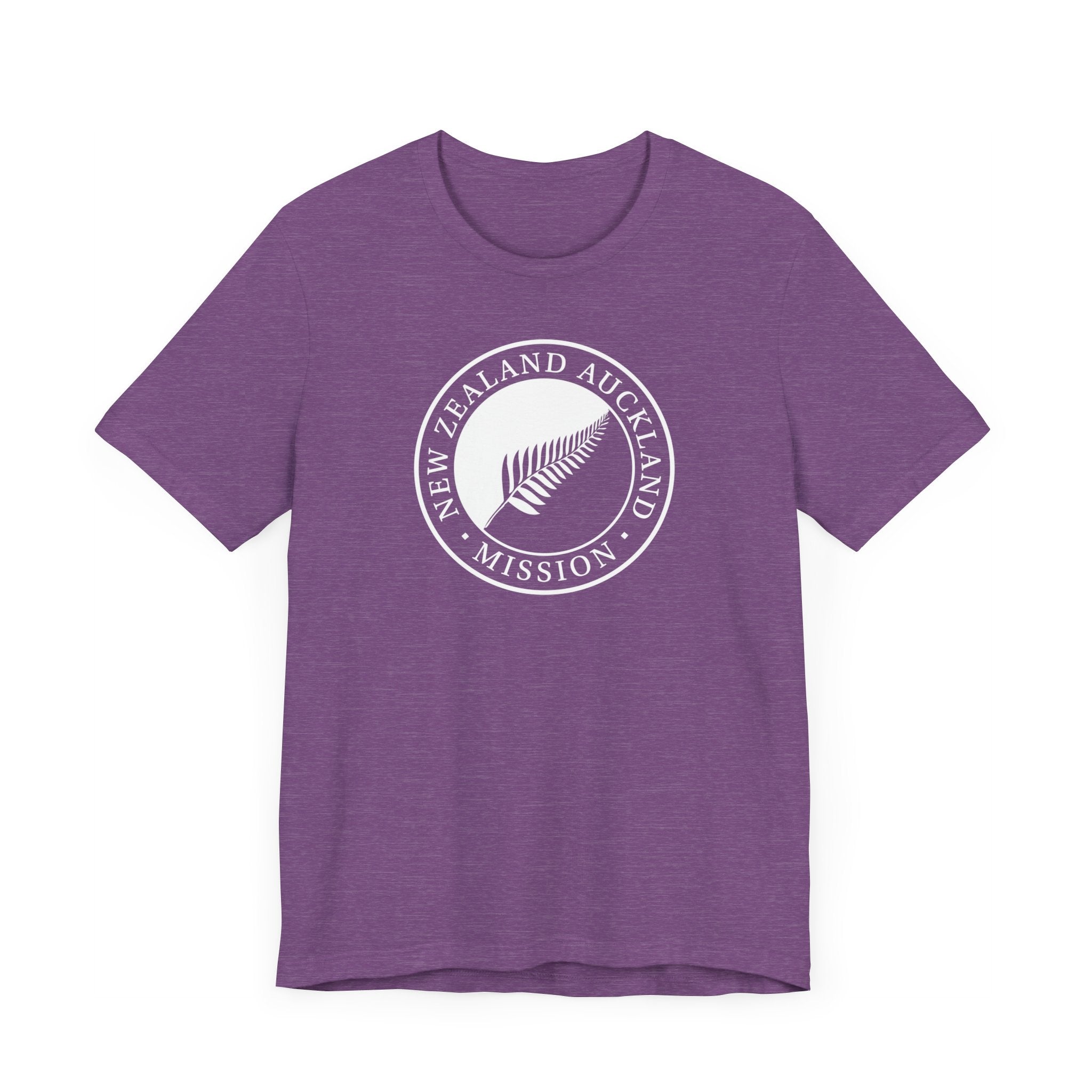 New Zealand Auckland Mission Circular Monochrome Logo T-Shirt - Latter-Day Saint LDS Missionary Gift - Book of Mormon