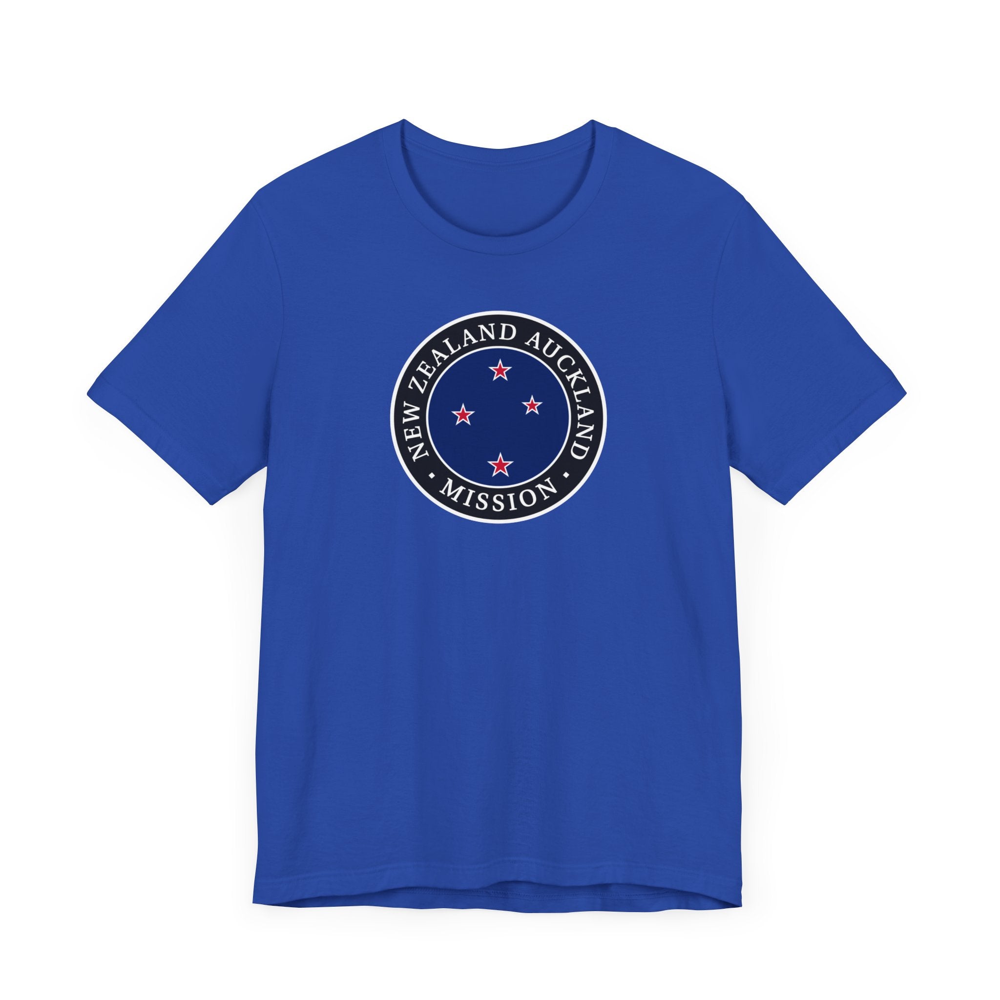 New Zealand Auckland Mission Flag Logo (Black Border) T-shirt - Latter-Day Saint LDS Missionary Gift - Book of Mormon