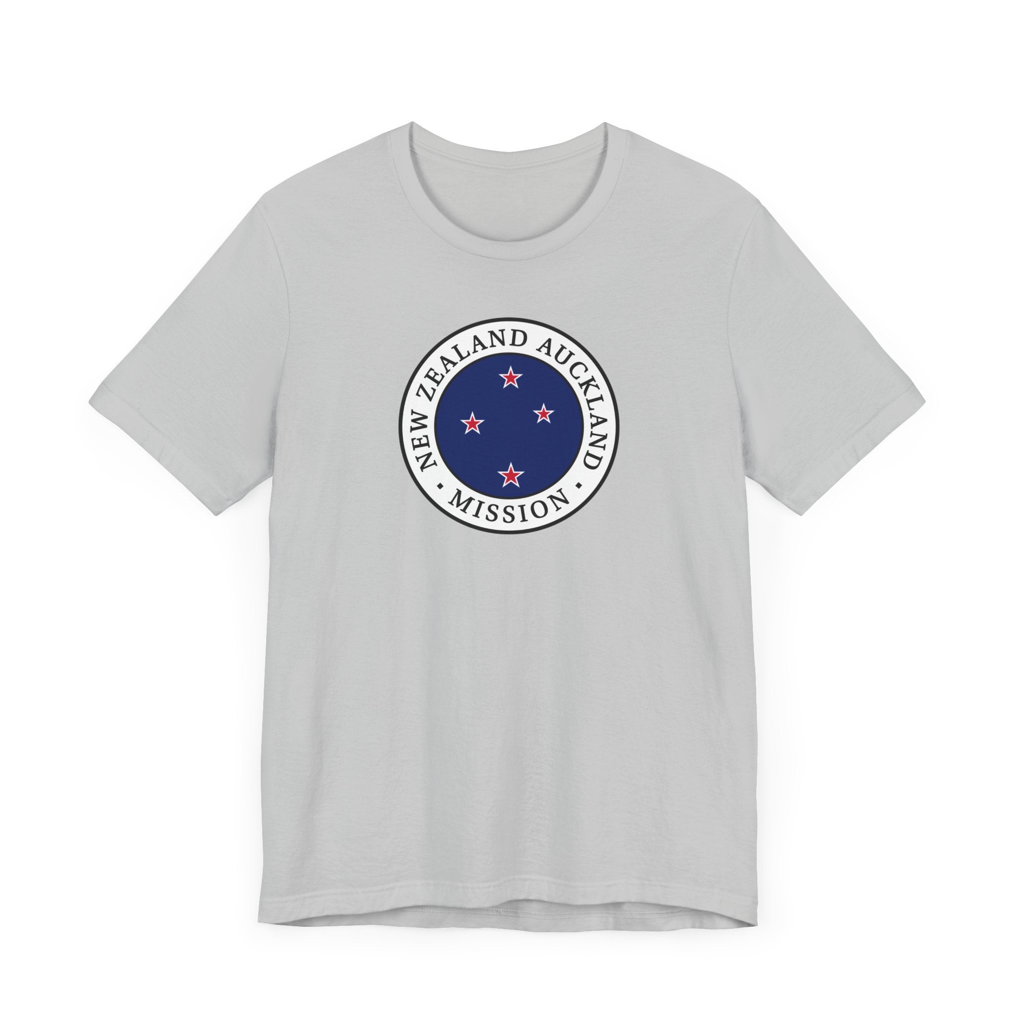 New Zealand Auckland Mission Flag Logo (White Border) T-shirt - Latter-Day Saint LDS Missionary Gift - Book of Mormon