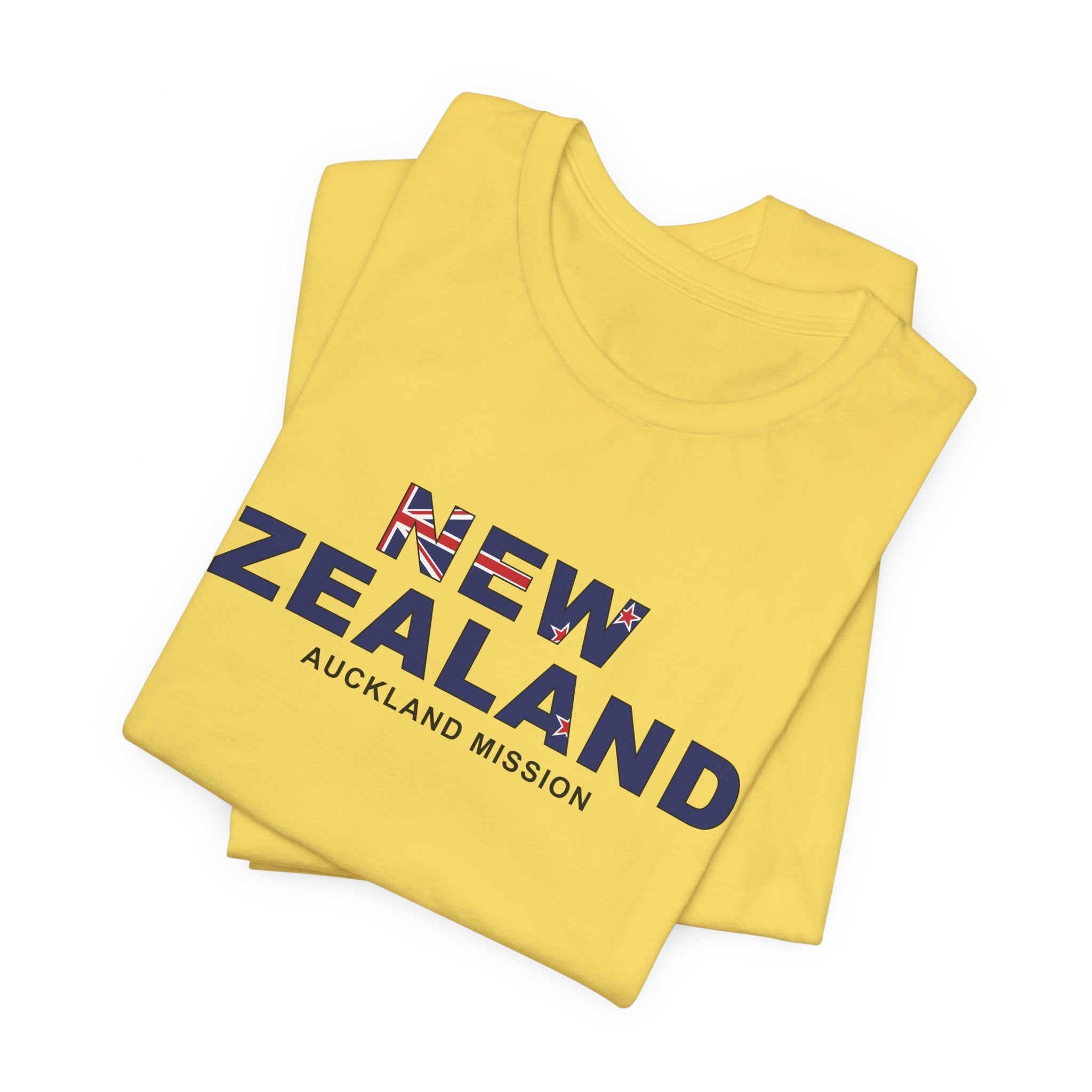 New Zealand Auckland Mission Flag Title T-shirt - Mission Wishlist - LDS Missionary Gift Store