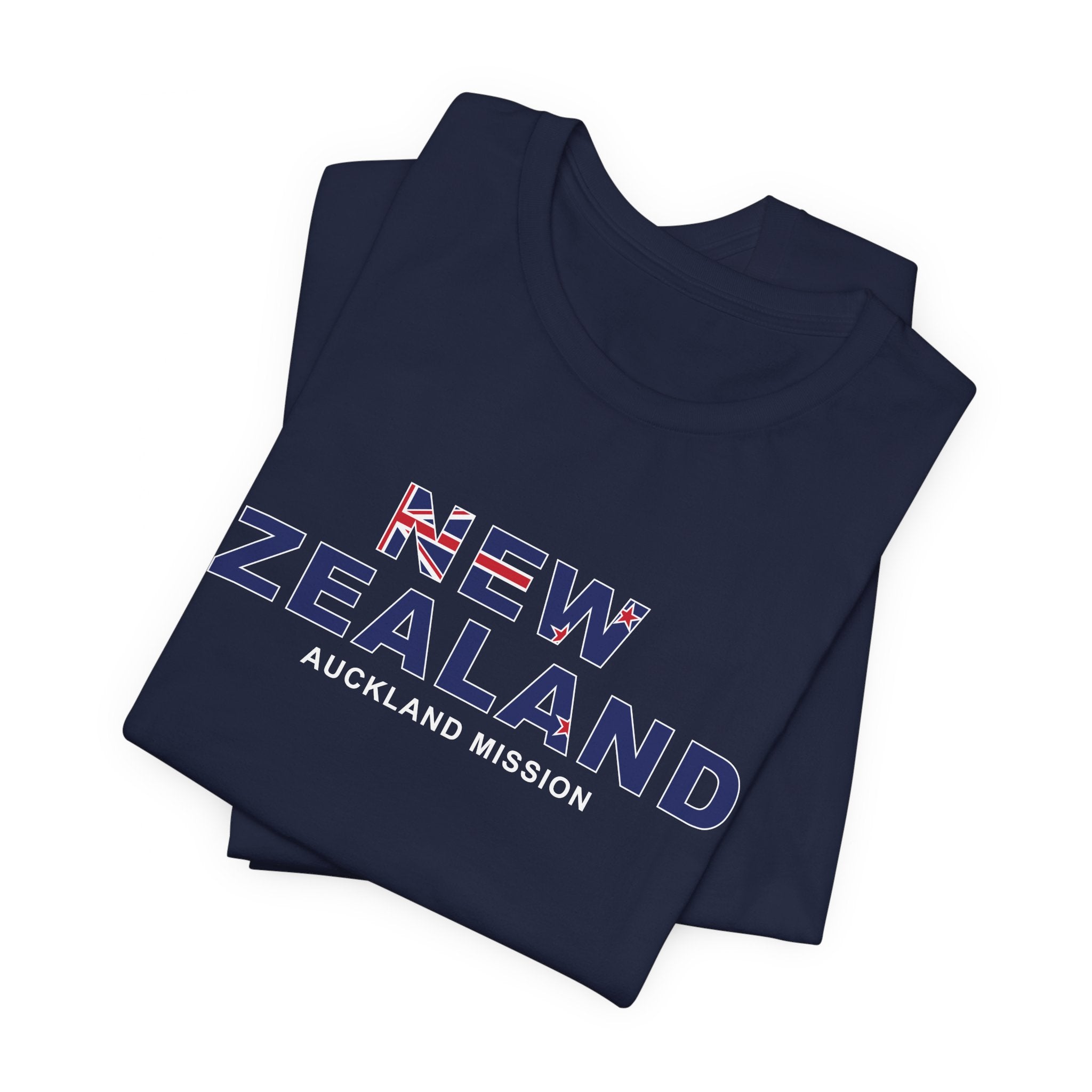 New Zealand Auckland Mission Flag Title T-shirt - Mission Wishlist - LDS Missionary Gift Store