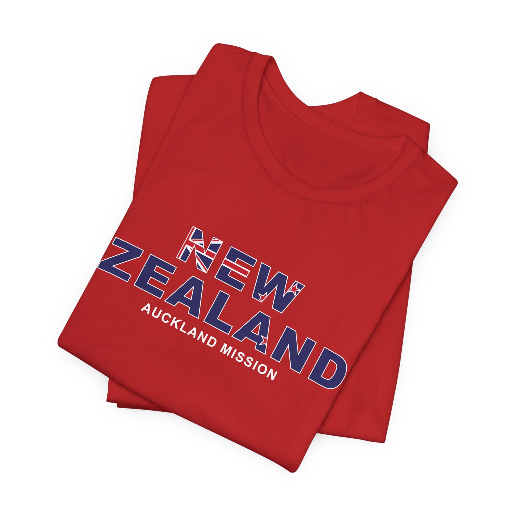 New Zealand Auckland Mission Flag Title T-shirt - Mission Wishlist - LDS Missionary Gift Store