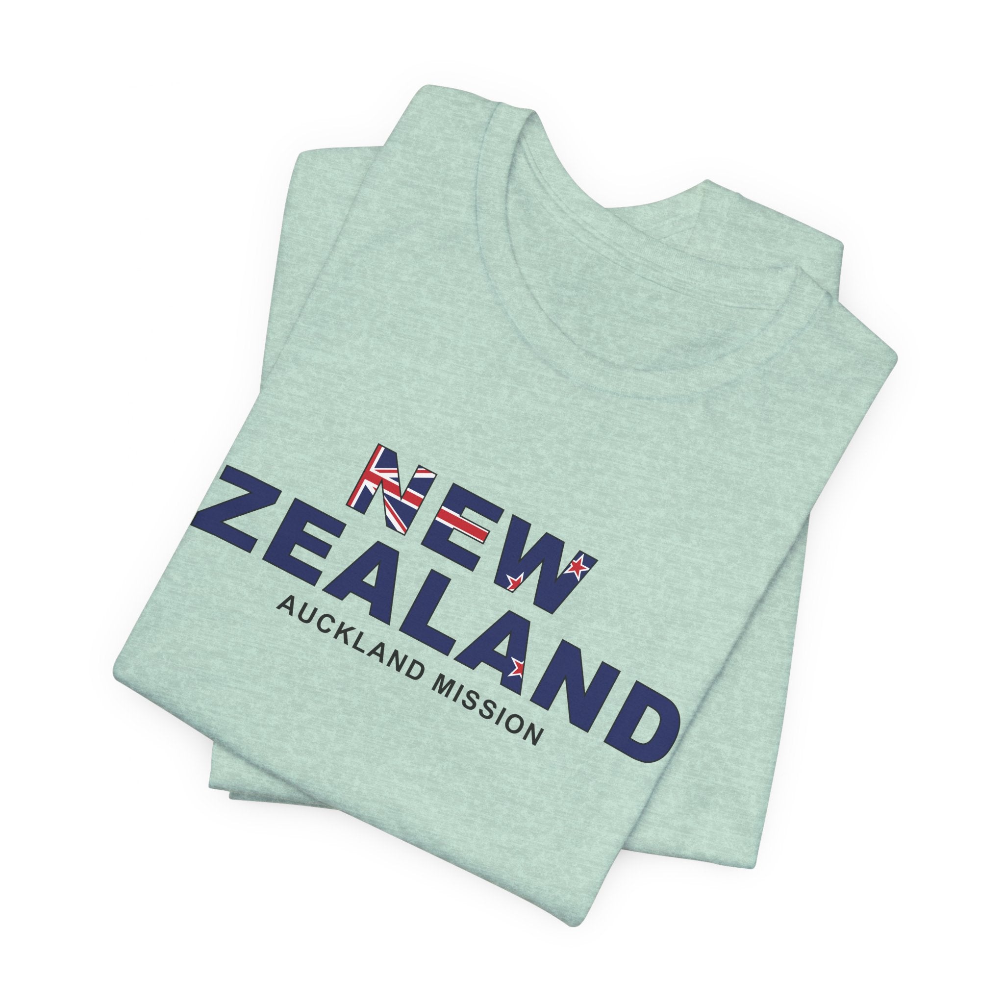 New Zealand Auckland Mission Flag Title T-shirt - Mission Wishlist - LDS Missionary Gift Store