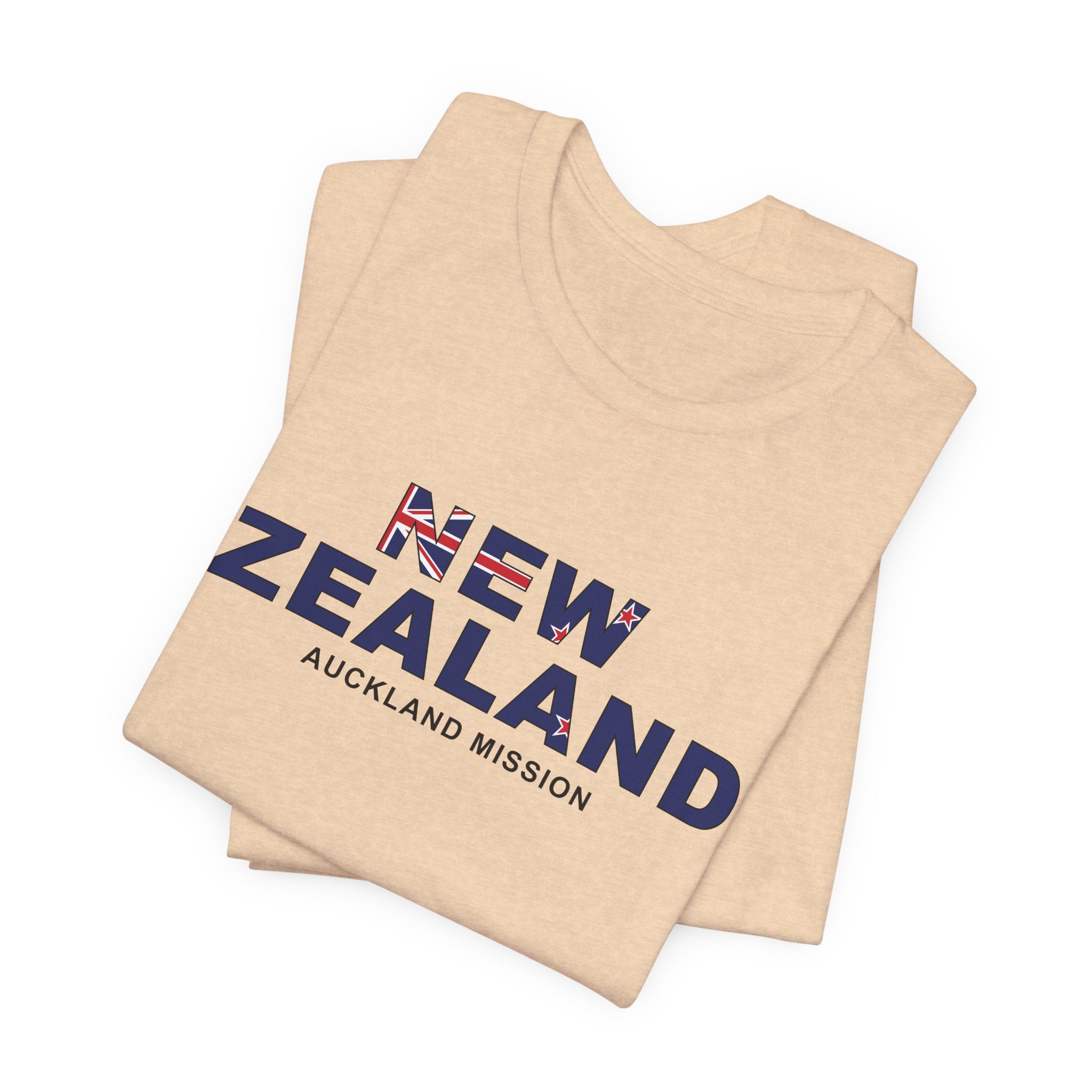 New Zealand Auckland Mission Flag Title T-shirt - Mission Wishlist - LDS Missionary Gift Store