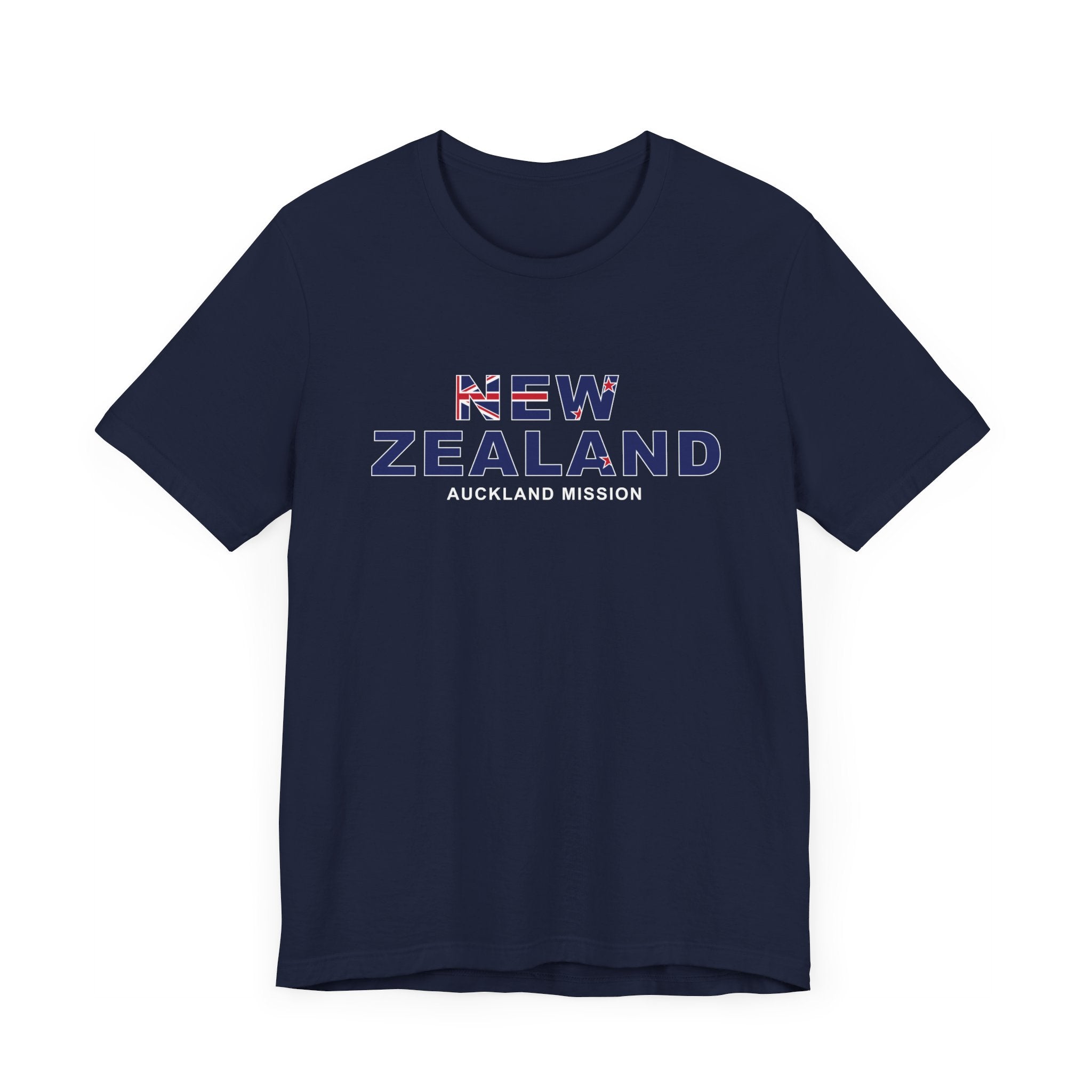 New Zealand Auckland Mission Flag Title T-shirt - Mission Wishlist - LDS Missionary Gift Store