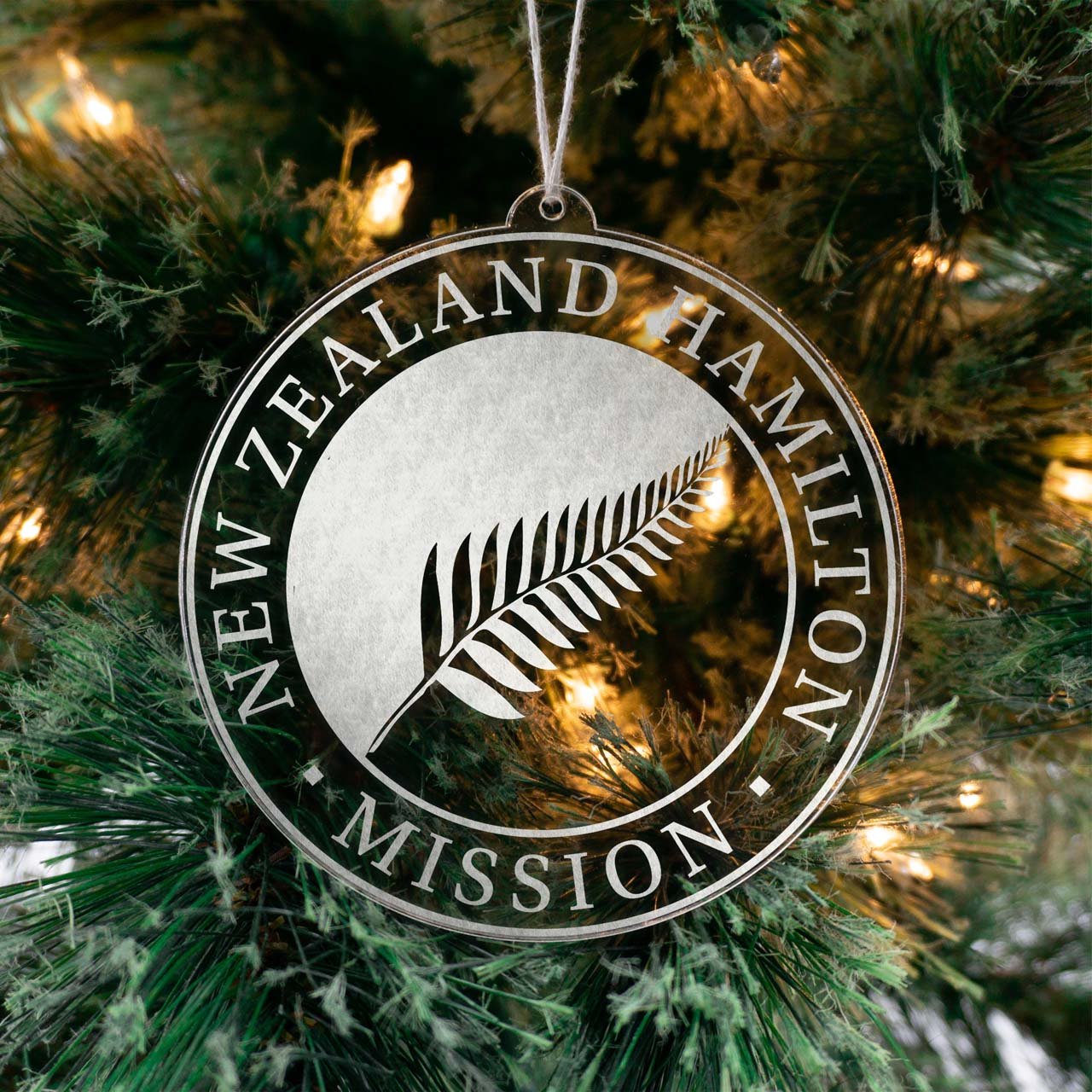 New Zealand Hamilton Mission Christmas Ornament - Latter-Day Saint LDS Missionary Gift - Book of Mormon
