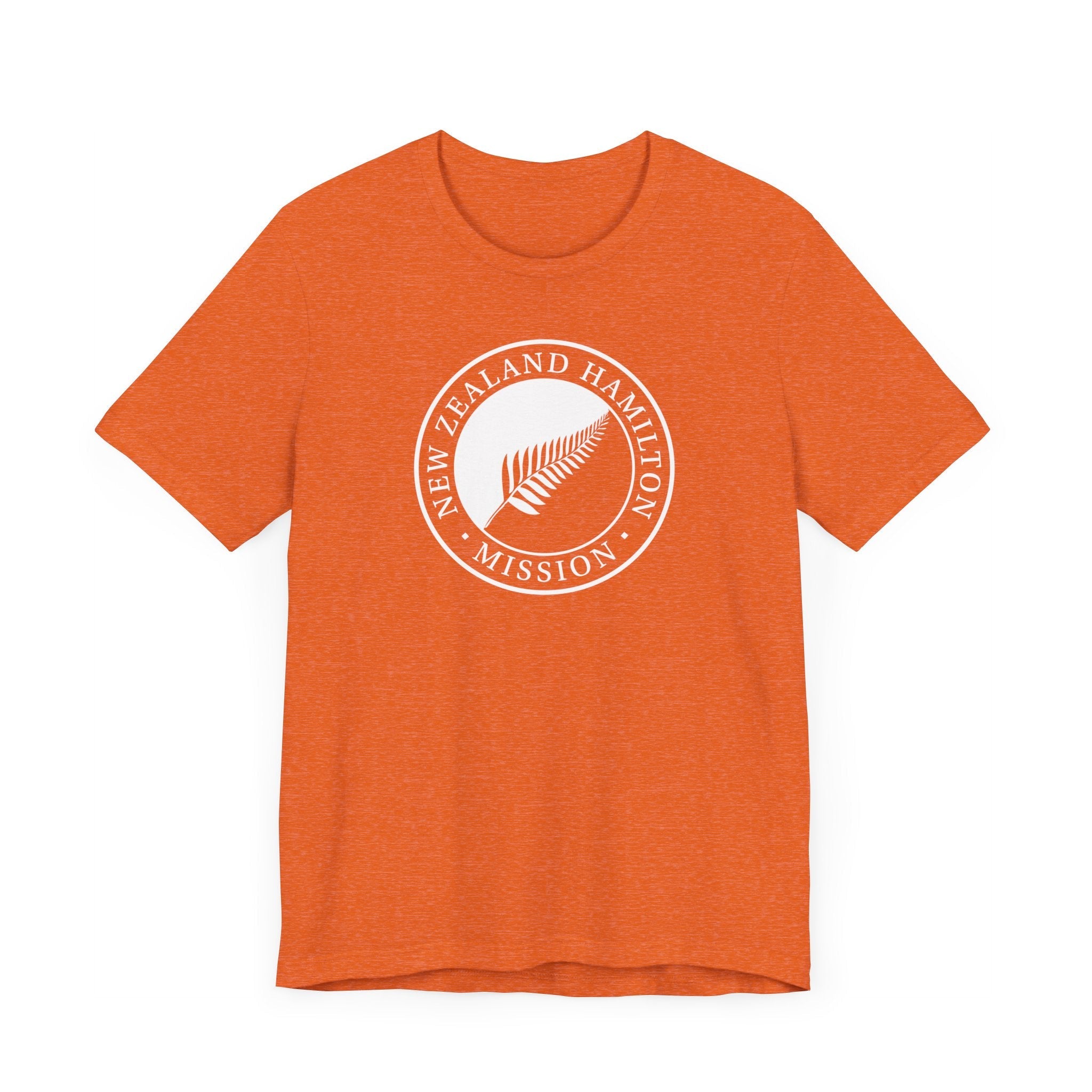 New Zealand Hamilton Mission Circular Monochrome Logo T-Shirt - Latter-Day Saint LDS Missionary Gift - Book of Mormon