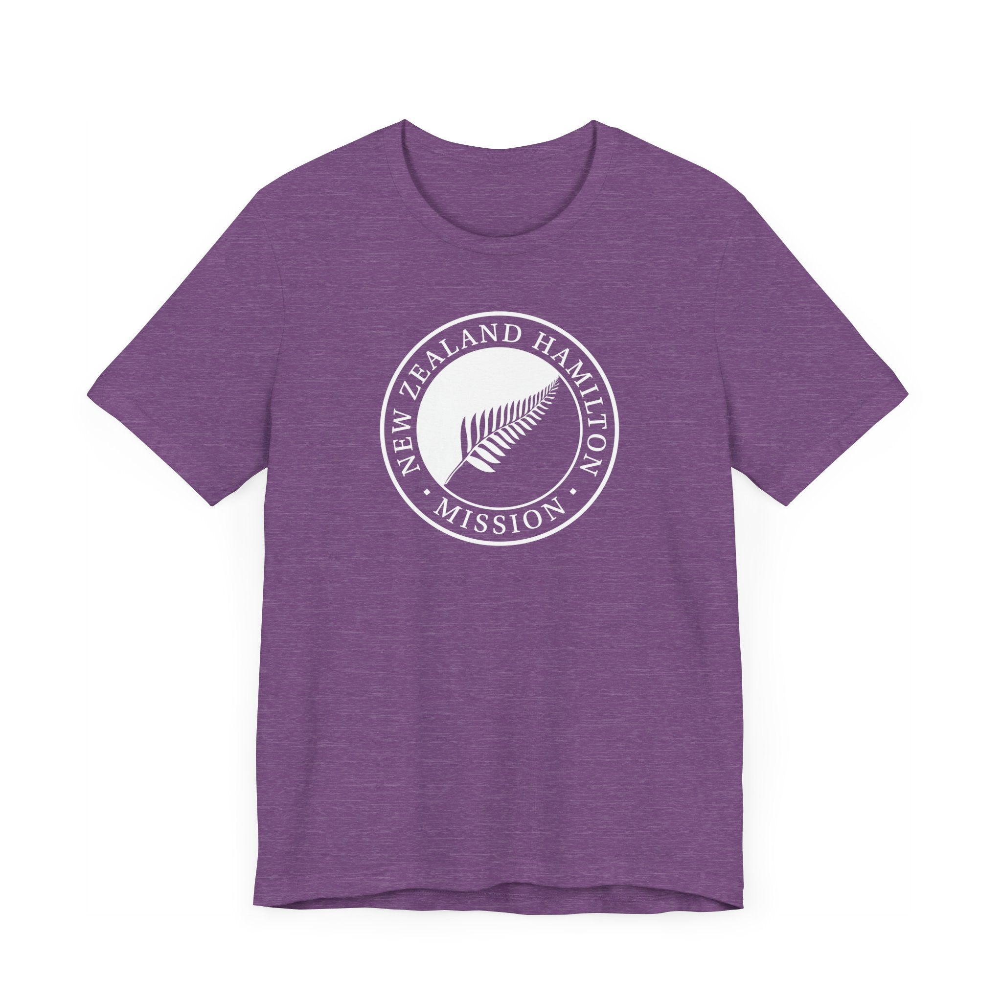 New Zealand Hamilton Mission Circular Monochrome Logo T-Shirt - Latter-Day Saint LDS Missionary Gift - Book of Mormon