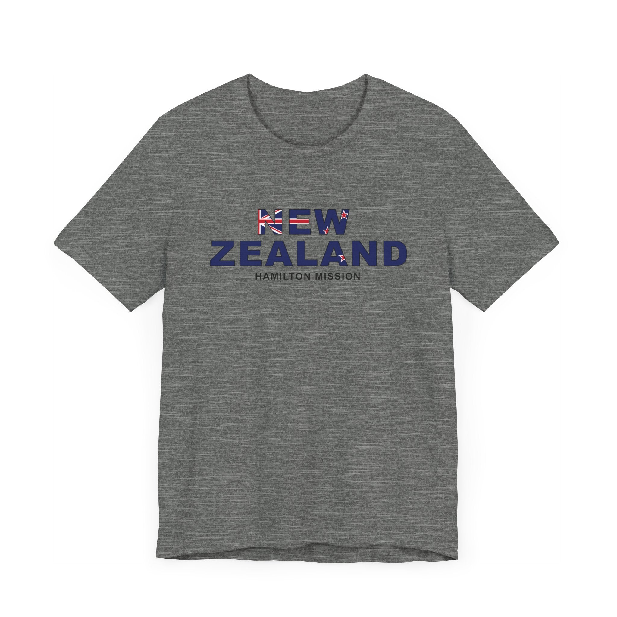 New Zealand Hamilton Mission Flag Title T-shirt - Latter-Day Saint LDS Missionary Gift - Book of Mormon