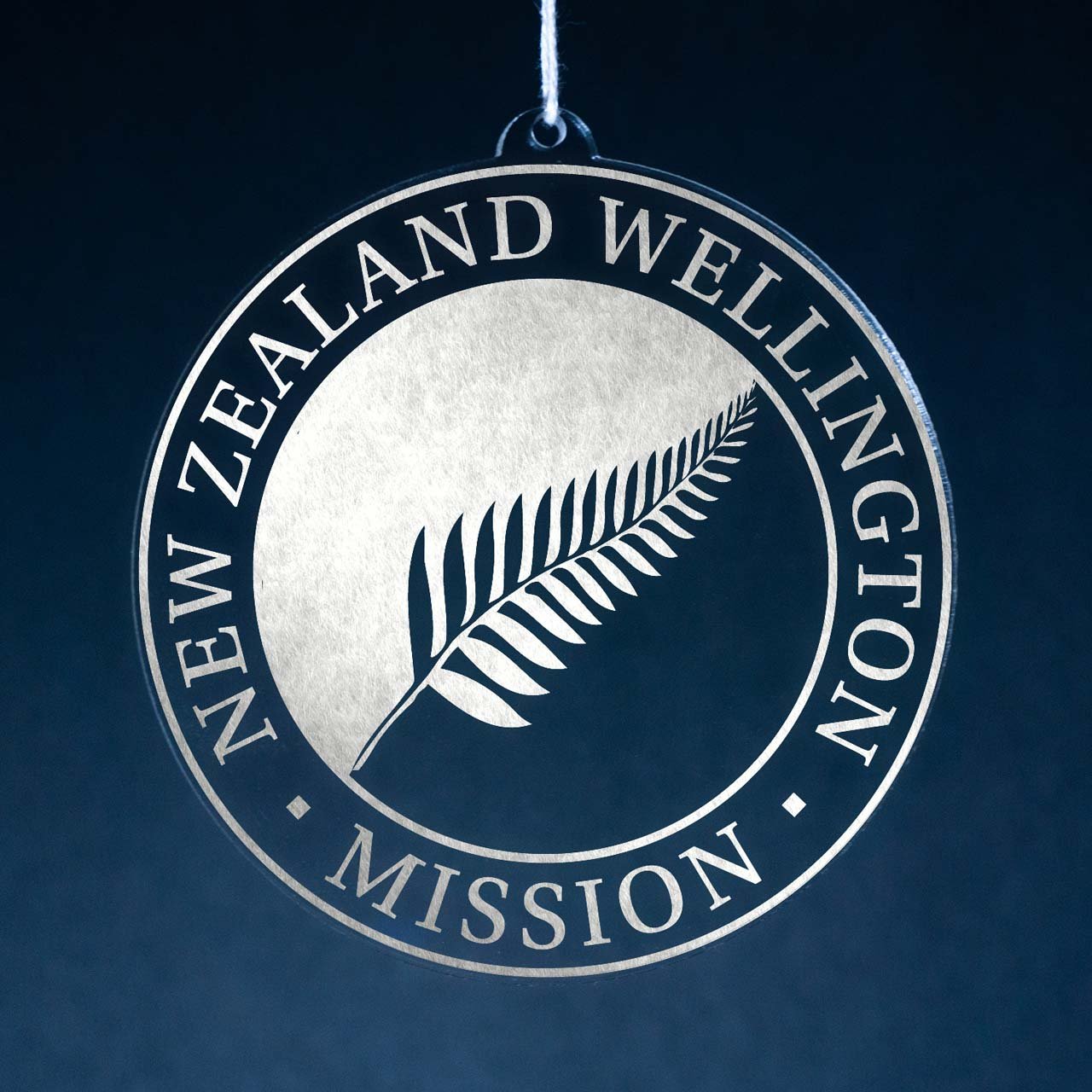 New Zealand Wellington Mission Christmas Ornament - Latter-Day Saint LDS Missionary Gift - Book of Mormon