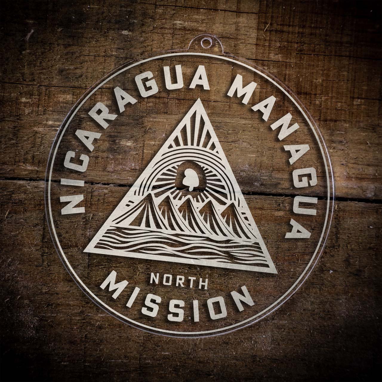 Nicaragua Managua North Mission Christmas Ornament - Latter-Day Saint LDS Missionary Gift - Book of Mormon