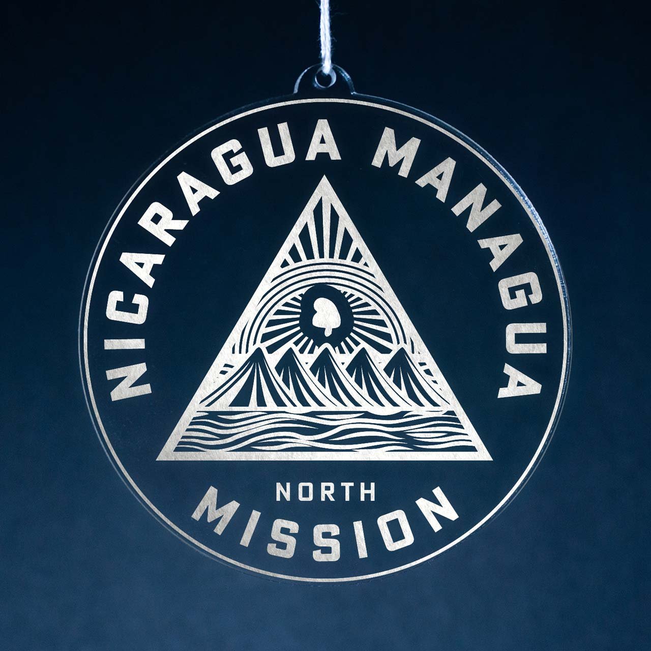 Nicaragua Managua North Mission Christmas Ornament - Latter-Day Saint LDS Missionary Gift - Book of Mormon