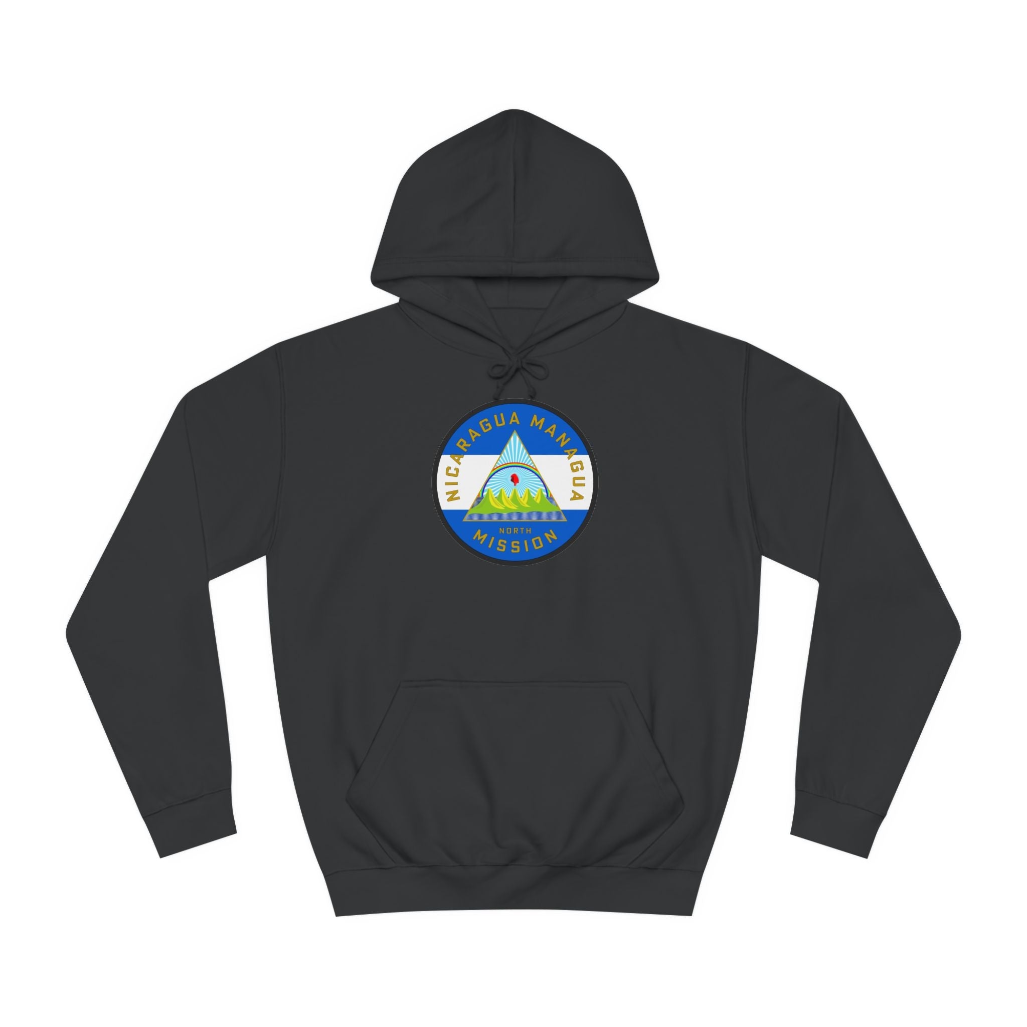 Nicaragua Managua North Mission Flag Logo (White Border) College Hoodie - Mission Wishlist - LDS Missionary Gift Store