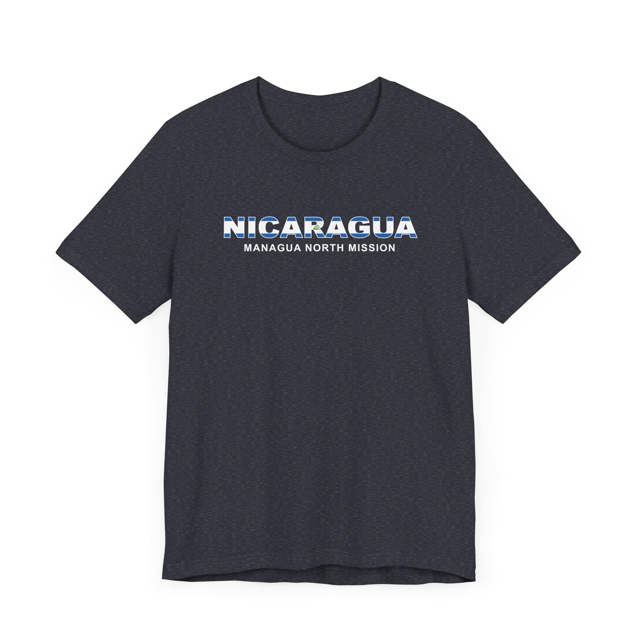 Nicaragua Managua North Mission Flag Title T-shirt - Mission Wishlist - LDS Missionary Gift Store