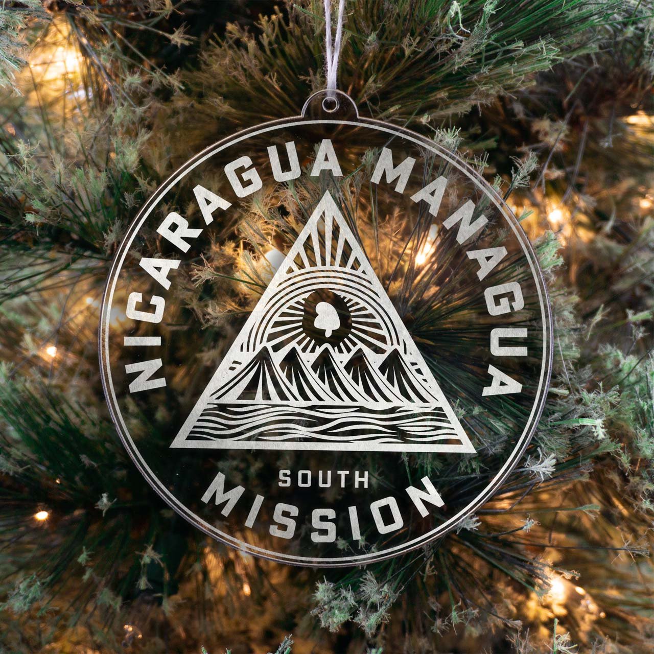 Nicaragua Managua South Mission Christmas Ornament - Latter-Day Saint LDS Missionary Gift - Book of Mormon