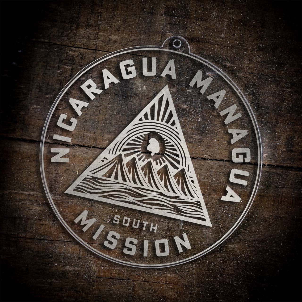 Nicaragua Managua South Mission Christmas Ornament - Latter-Day Saint LDS Missionary Gift - Book of Mormon