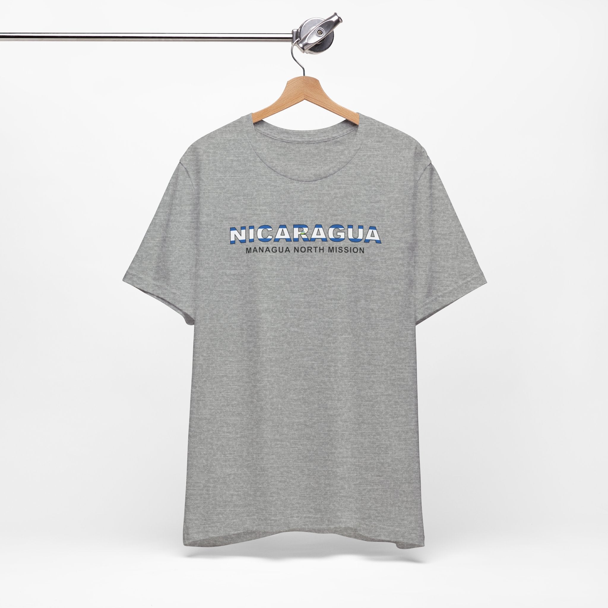 Nicaragua Managua South Mission Flag Title T-shirt - Mission Wishlist - LDS Missionary Gift Store