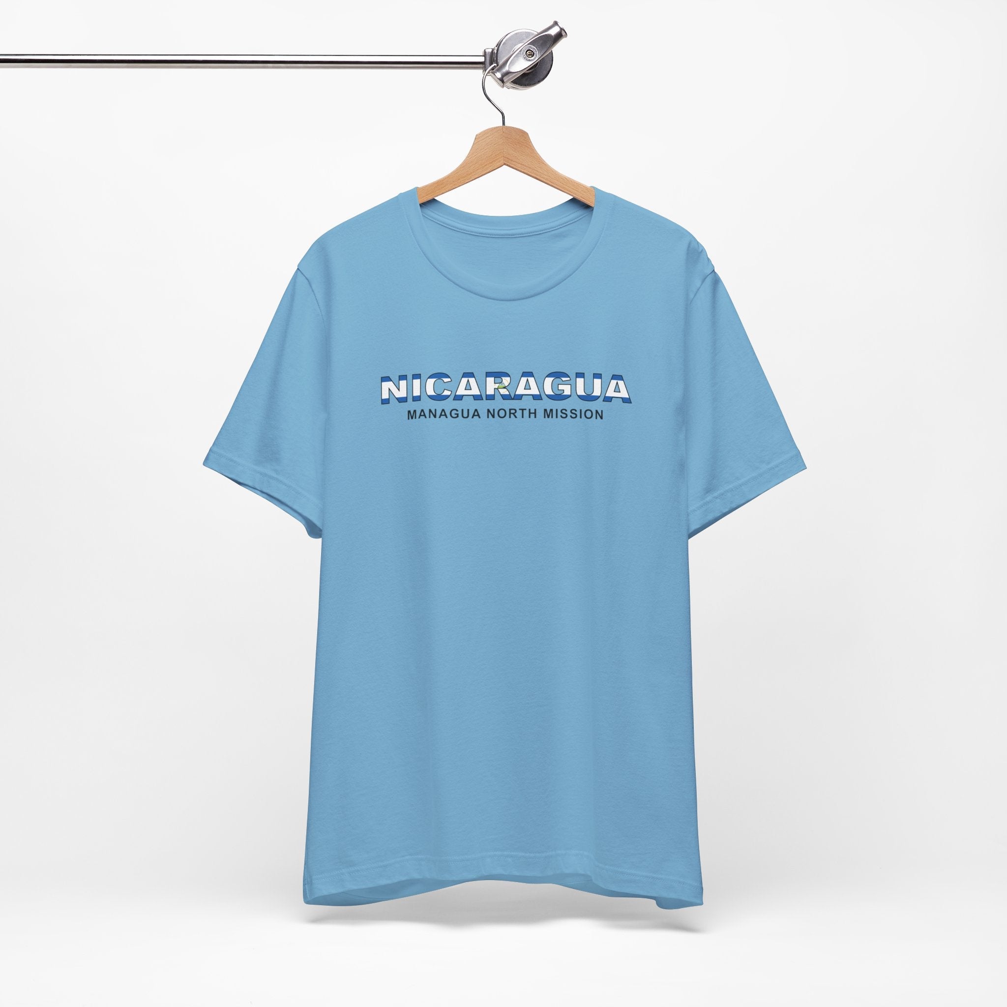 Nicaragua Managua South Mission Flag Title T-shirt - Mission Wishlist - LDS Missionary Gift Store