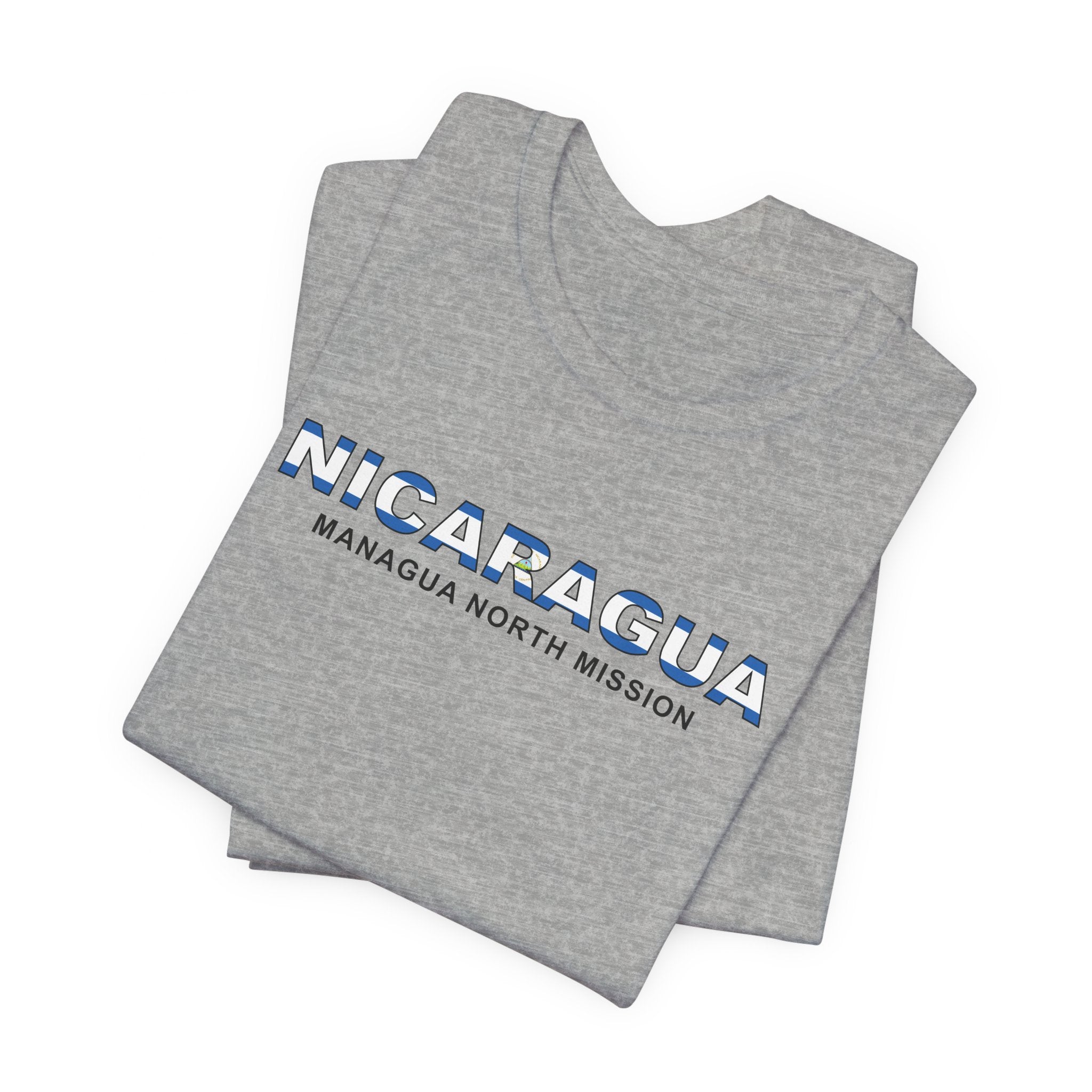 Nicaragua Managua South Mission Flag Title T-shirt - Mission Wishlist - LDS Missionary Gift Store