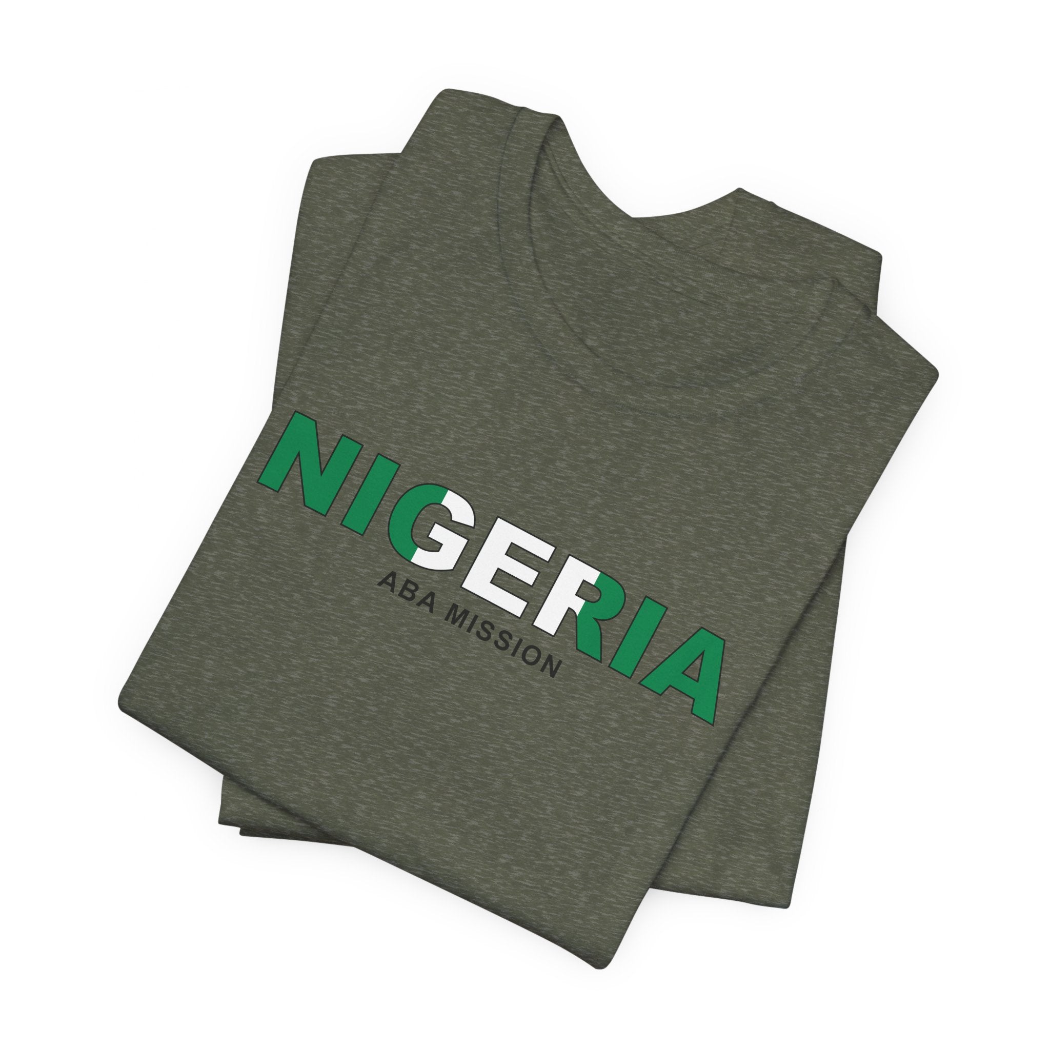 Nigeria Aba Mission Flag Title T-shirt - Mission Wishlist - LDS Missionary Gift Store
