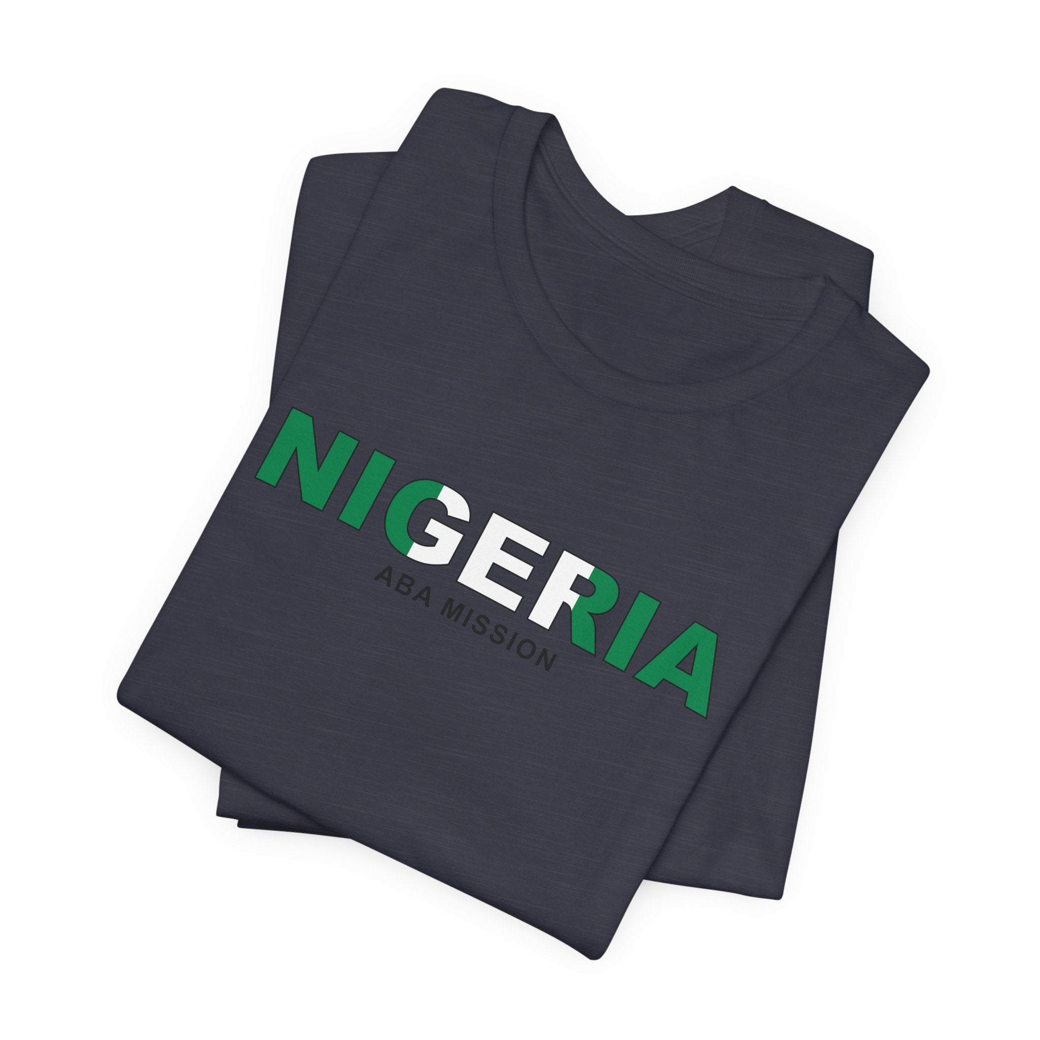 Nigeria Aba Mission Flag Title T-shirt - Mission Wishlist - LDS Missionary Gift Store
