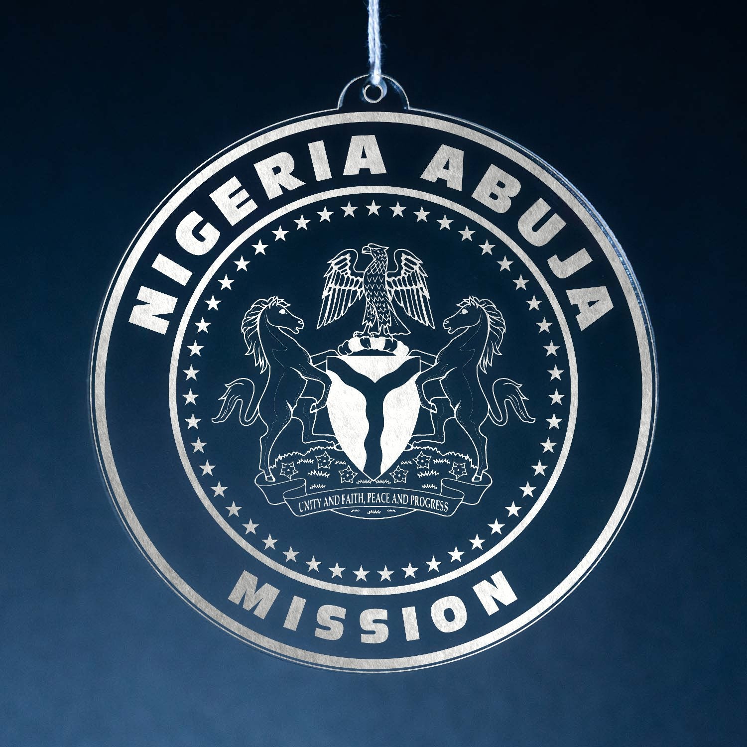 LDS Nigeria Abuja Mission Christmas Ornament