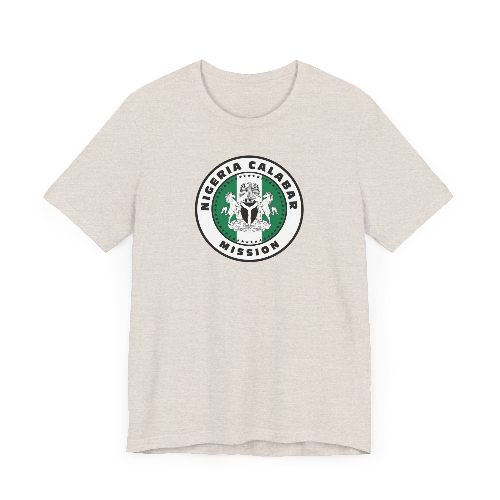 Nigeria Calabar Mission Flag Logo (White Border) T-shirt - Mission Wishlist - LDS Missionary Gift Store