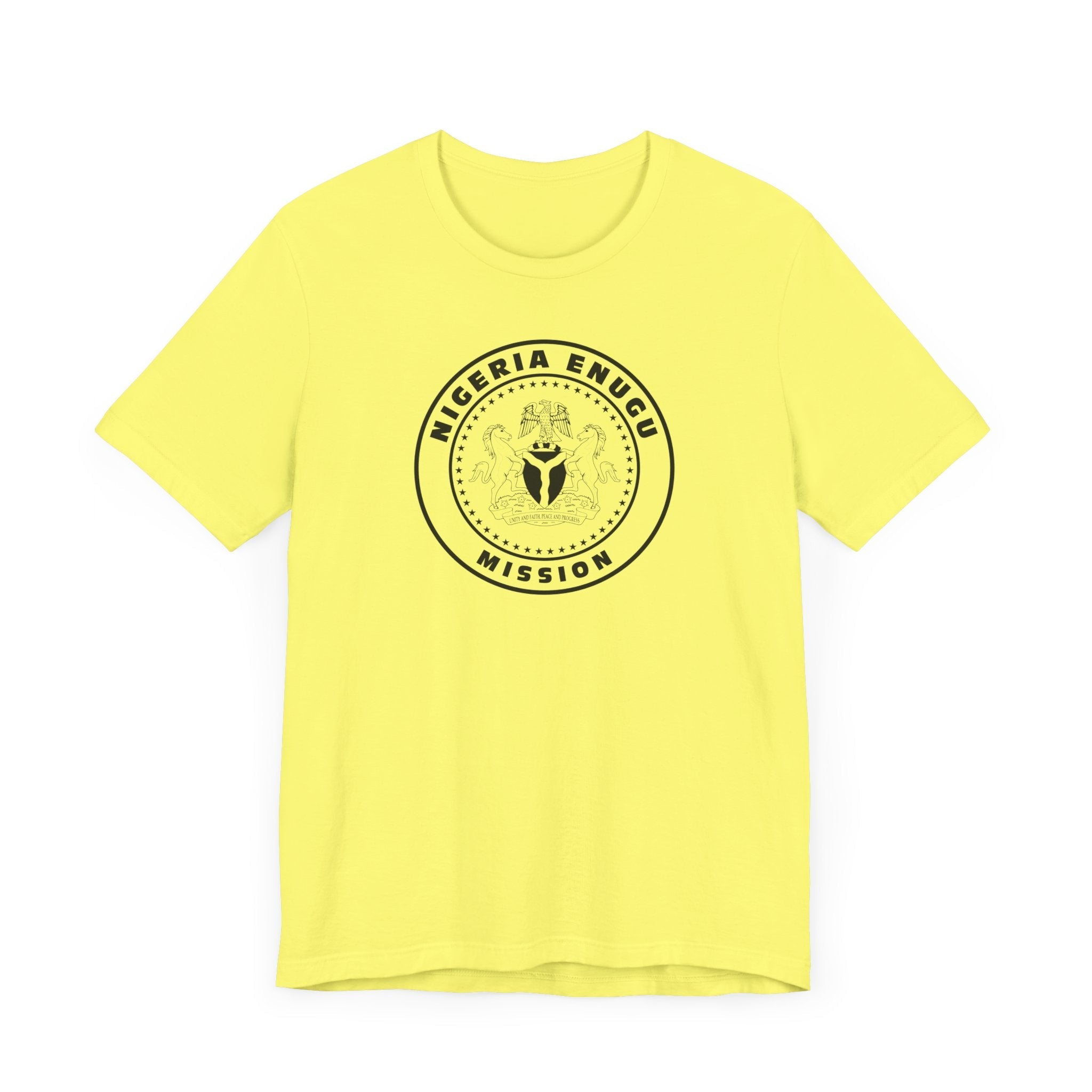 Nigeria Enugu Mission Circular Monochrome Logo T-Shirt - Mission Wishlist - LDS Missionary Gift Store