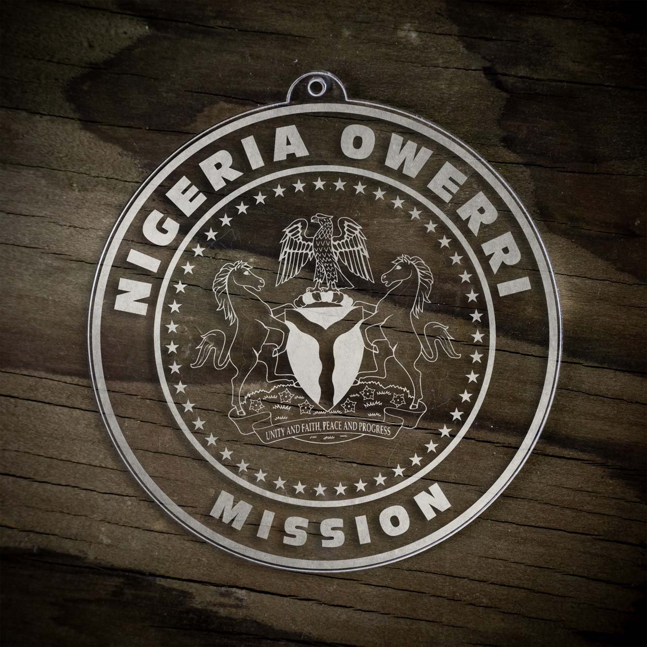 Nigeria Owerri Mission Christmas Ornament - Latter-Day Saint LDS Missionary Gift - Book of Mormon