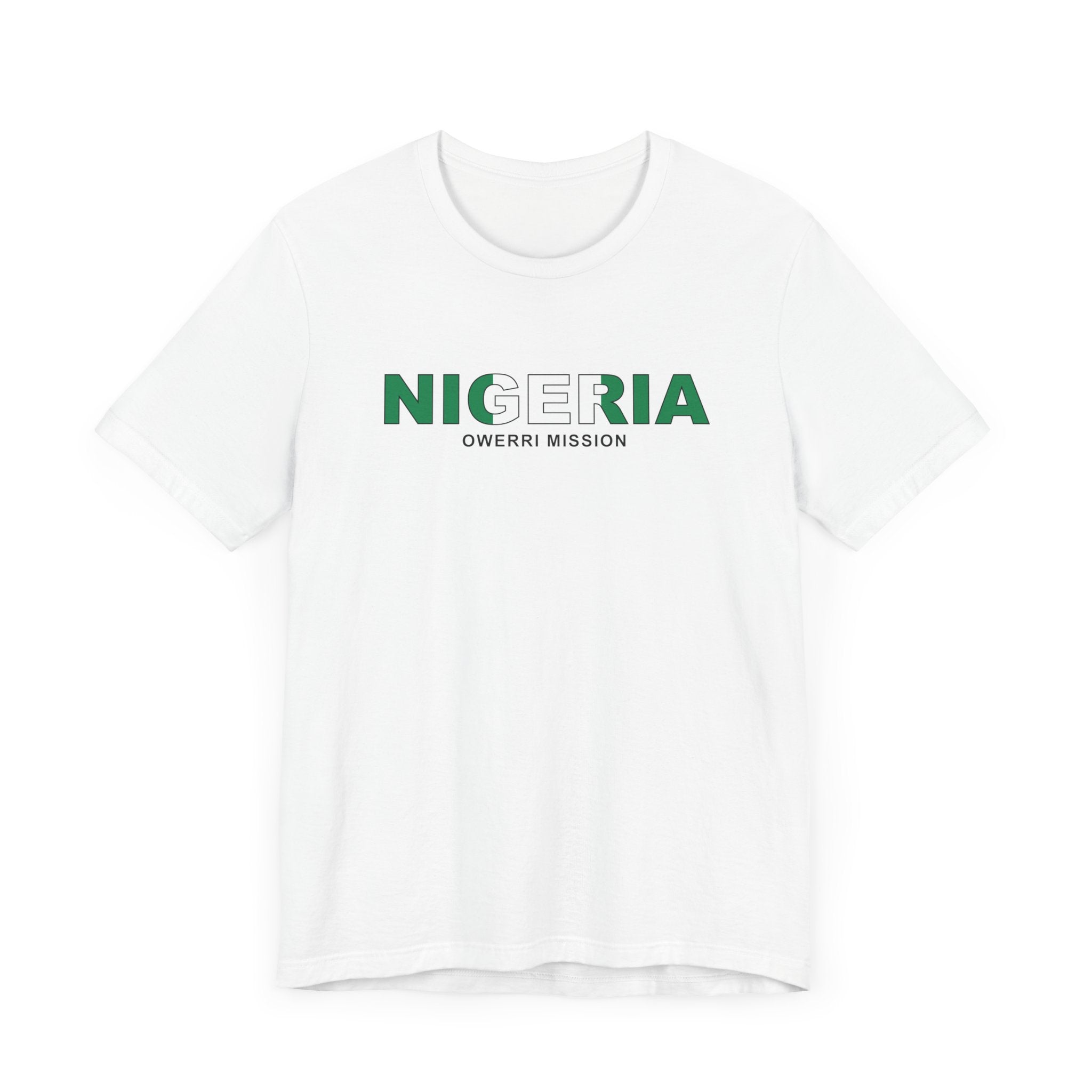 Nigeria Owerri Mission Flag Title T-shirt - Mission Wishlist - LDS Missionary Gift Store