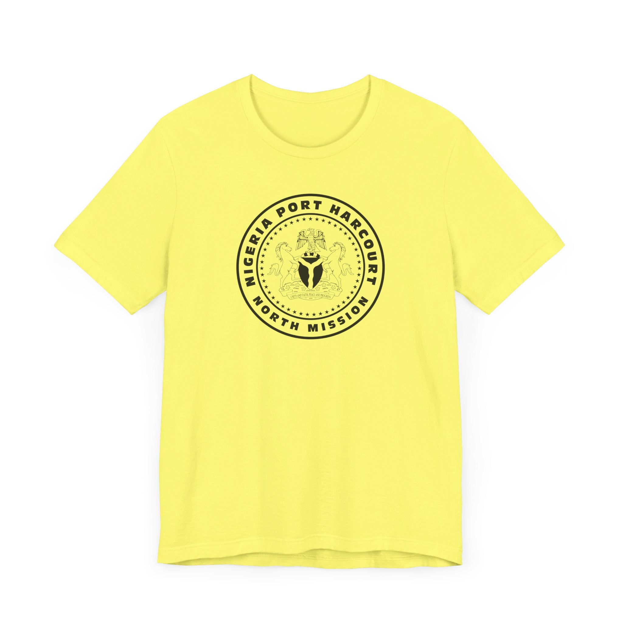 Nigeria Port Harcourt North Mission Circular Monochrome Logo T-Shirt - Mission Wishlist - LDS Missionary Gift Store