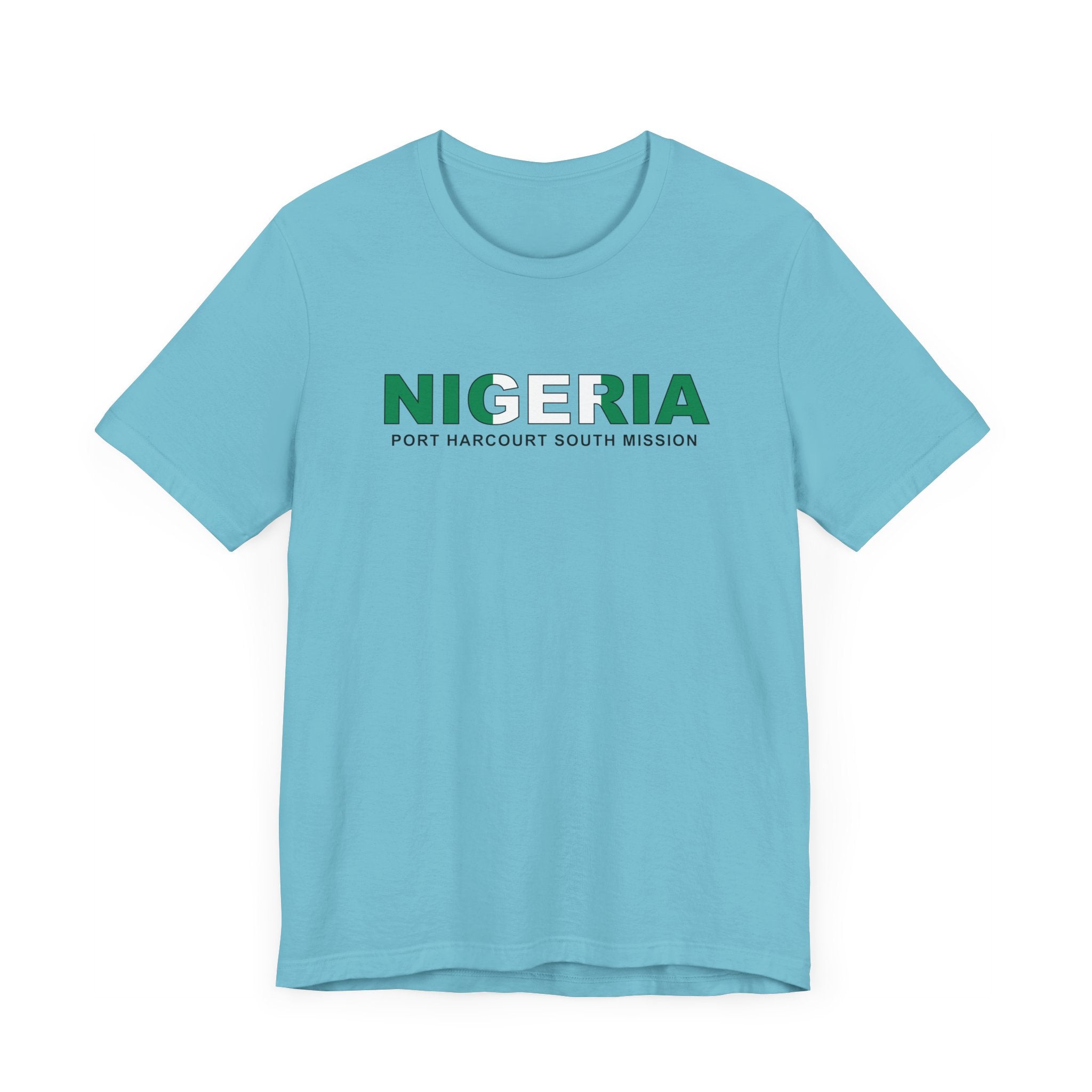 Nigeria Port Harcourt South Mission Flag Title T-shirt - Mission Wishlist - LDS Missionary Gift Store