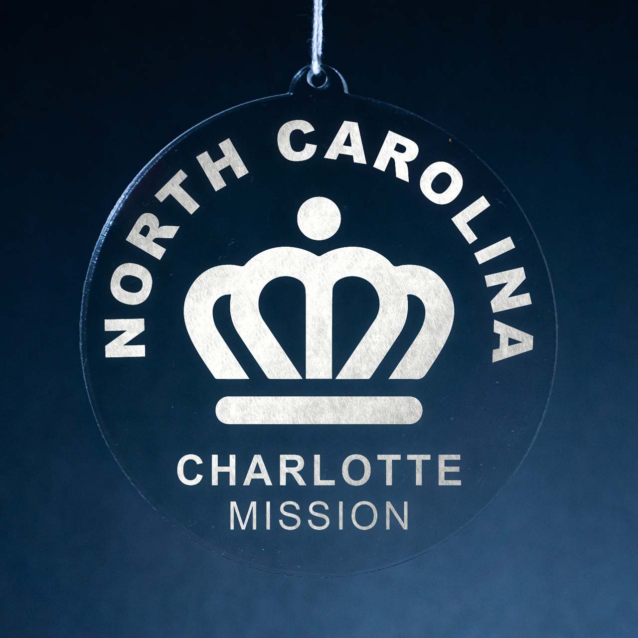 North Carolina Charlotte Mission Christmas Ornament - Latter-Day Saint LDS Missionary Gift - Book of Mormon