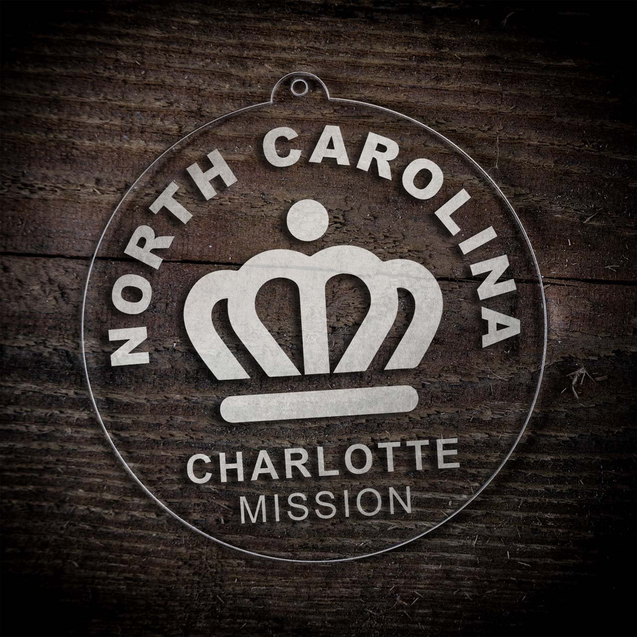 North Carolina Charlotte Mission Christmas Ornament - Latter-Day Saint LDS Missionary Gift - Book of Mormon