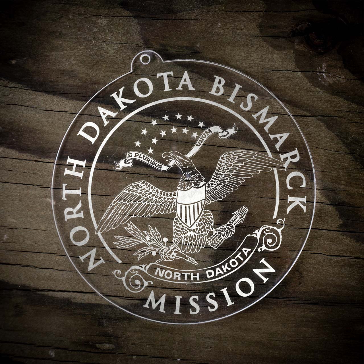 North Dakota Bismarck Mission Christmas Ornament - Latter-Day Saint LDS Missionary Gift - Book of Mormon
