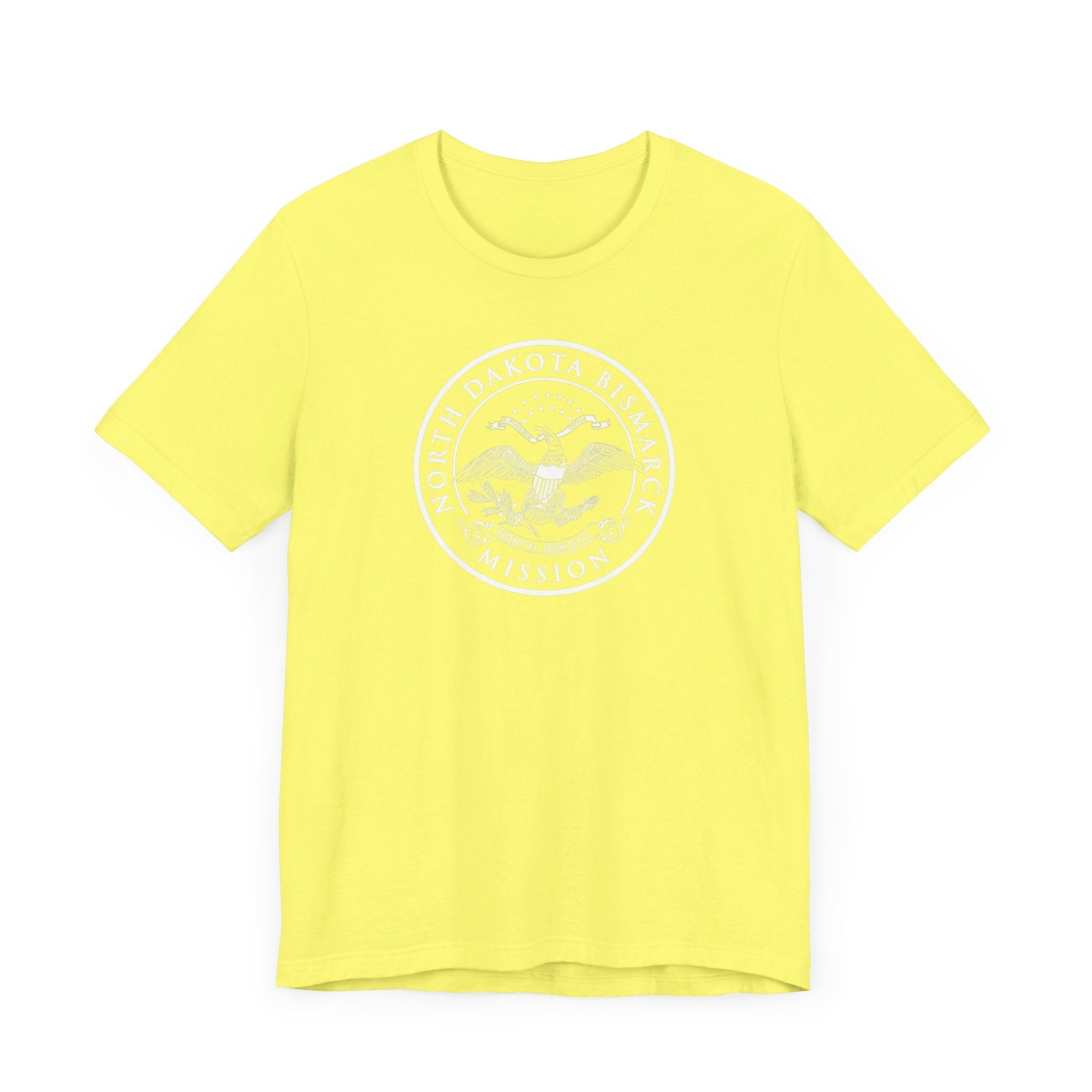 North Dakota Bismarck Mission Circular Monochrome Logo T-Shirt - Mission Wishlist - LDS Missionary Gift Store