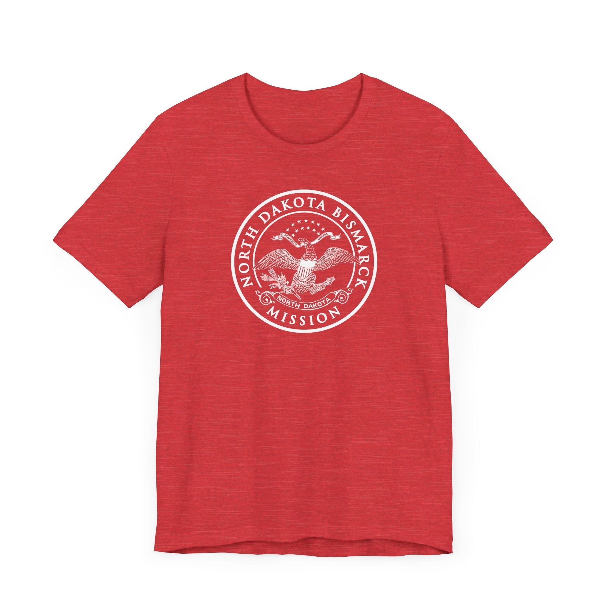 North Dakota Bismarck Mission Circular Monochrome Logo T-Shirt - Mission Wishlist - LDS Missionary Gift Store