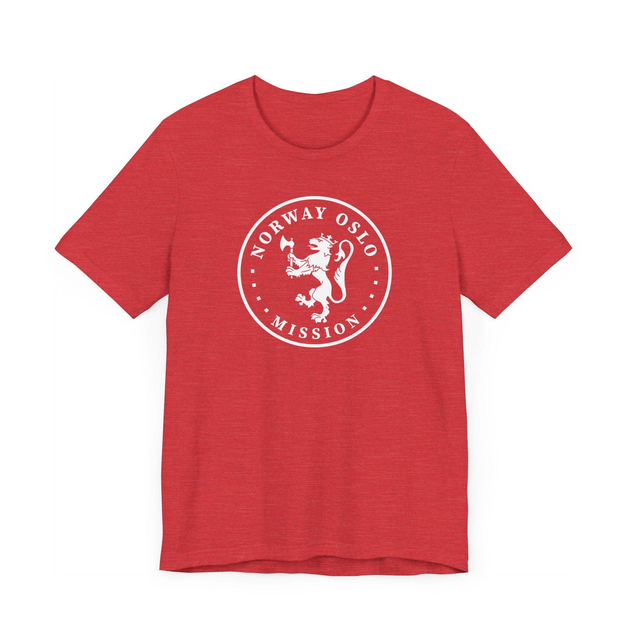 Norway Oslo Mission Circular Monochrome Logo T-Shirt - Mission Wishlist - LDS Missionary Gift Store