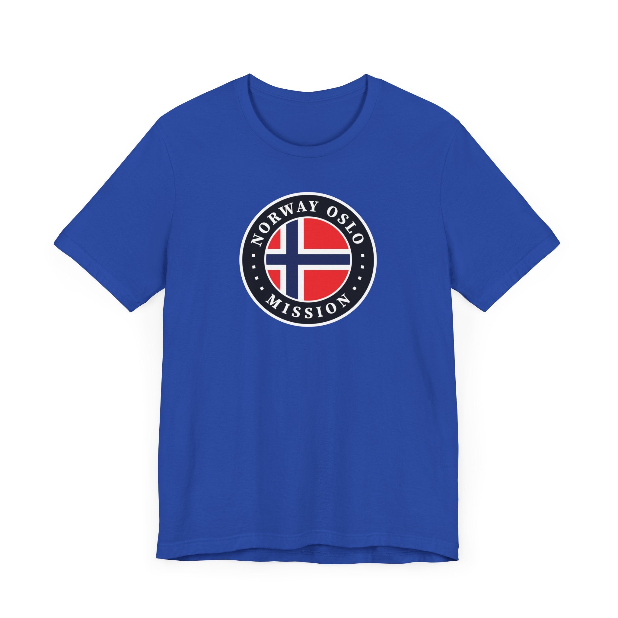 Norway Oslo Mission Flag Logo (Black Border) T-shirt - Mission Wishlist - LDS Missionary Gift Store